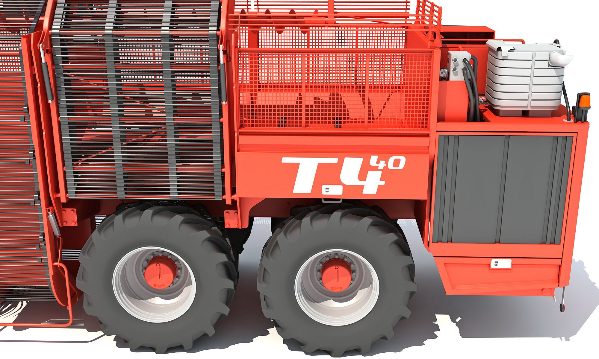 Holmer Potatoes Sugar Beet Harvester 3D model_15