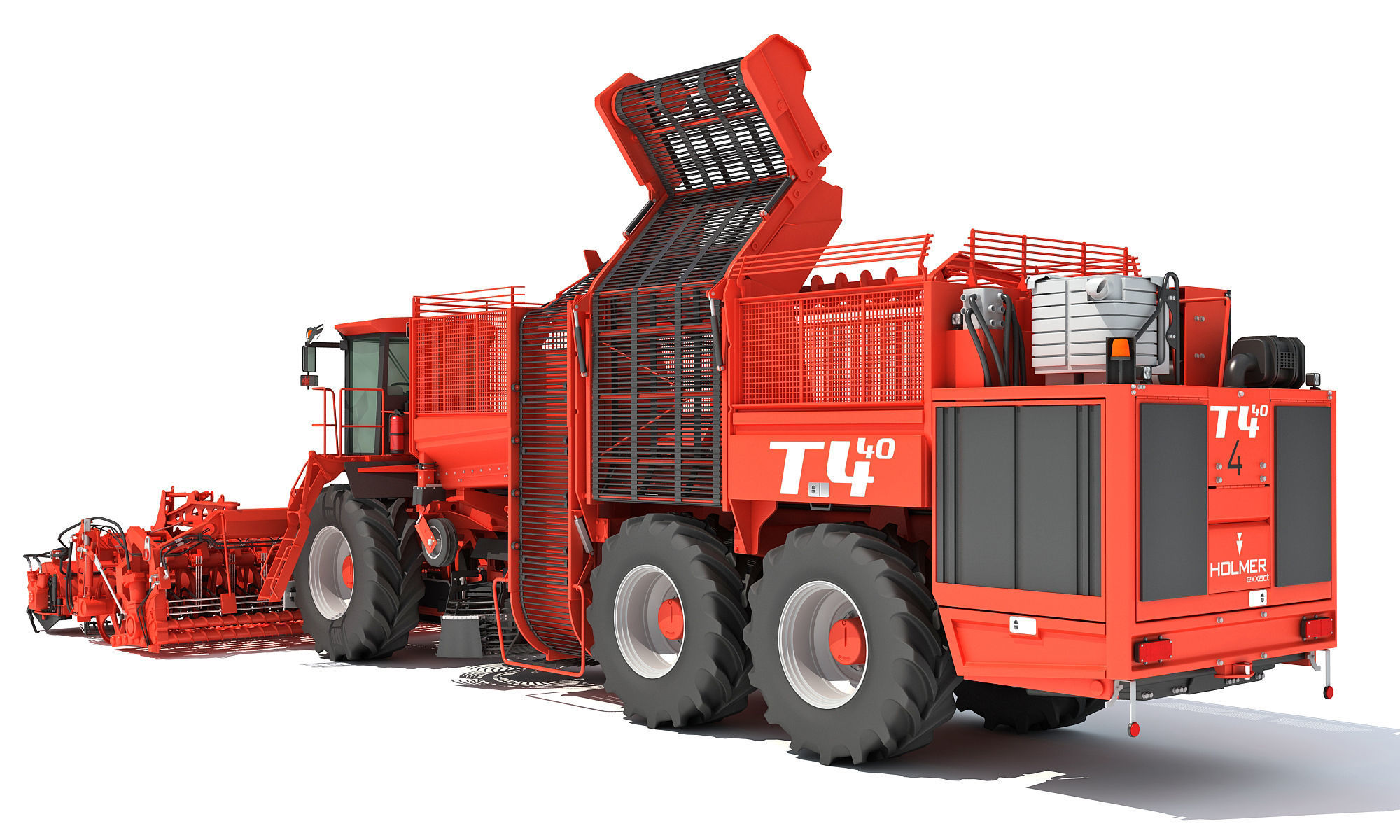 Holmer Potatoes Sugar Beet Harvester 3D model_12