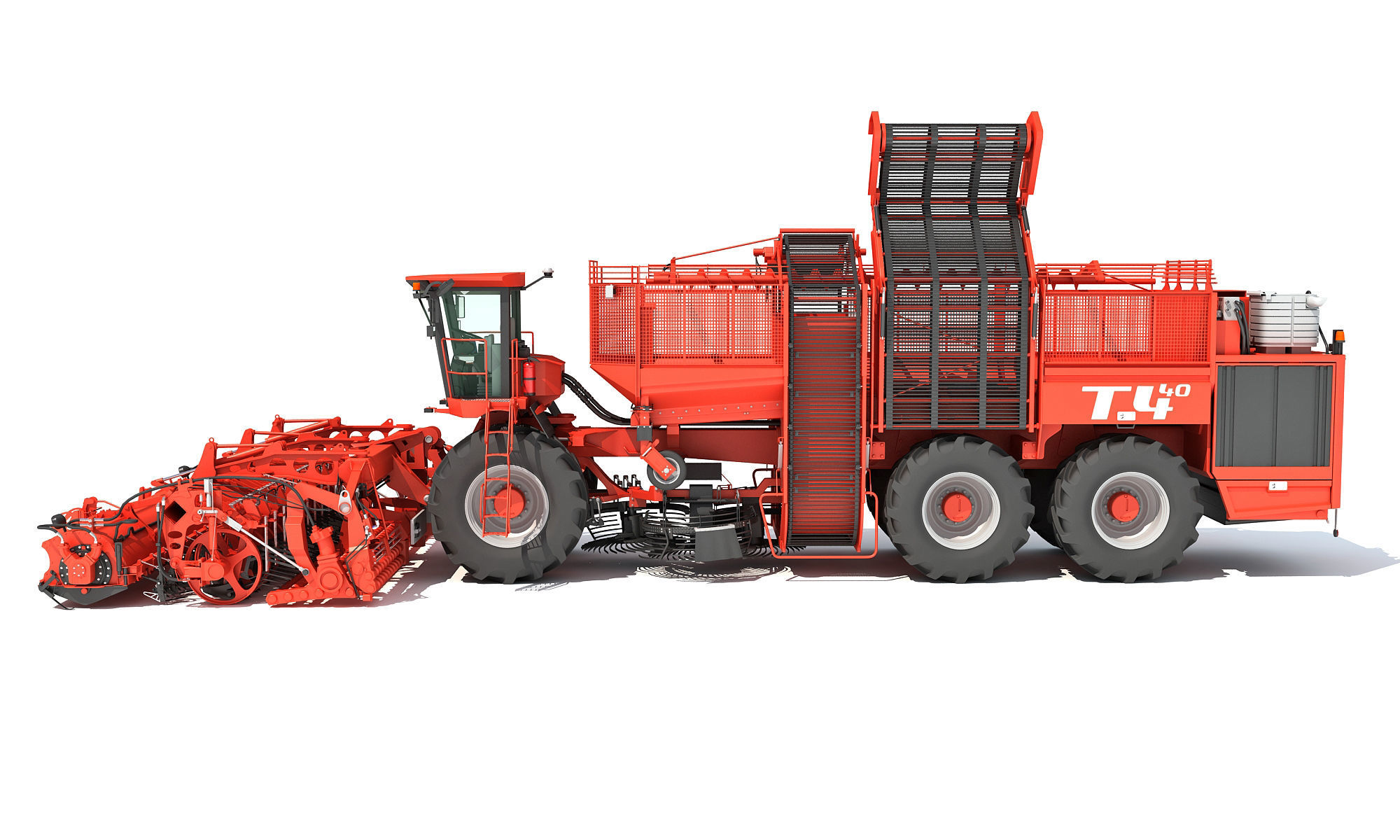 Holmer Potatoes Sugar Beet Harvester 3D model_10