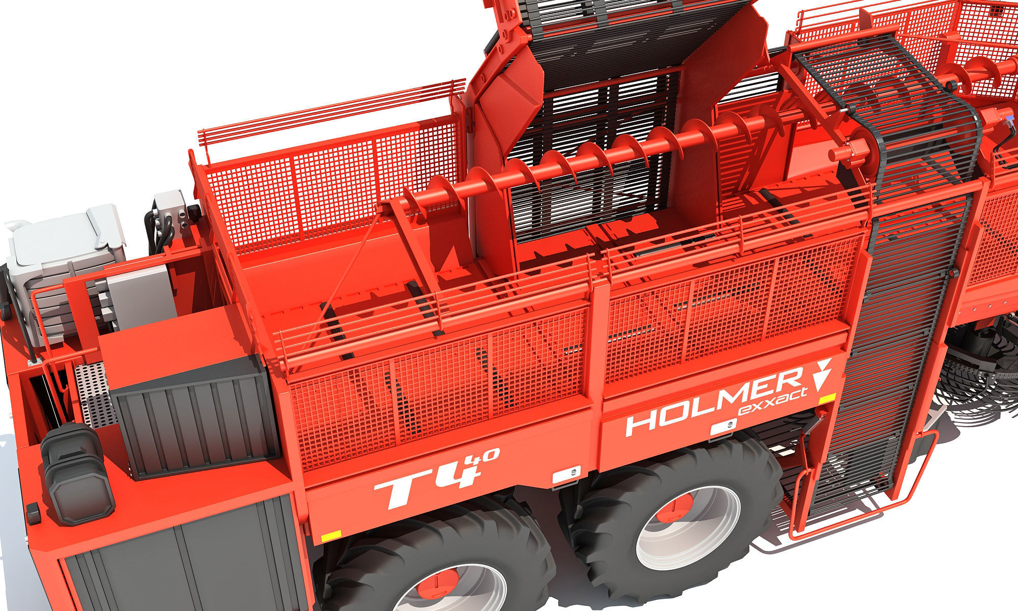 Holmer Potatoes Sugar Beet Harvester 3D model_16