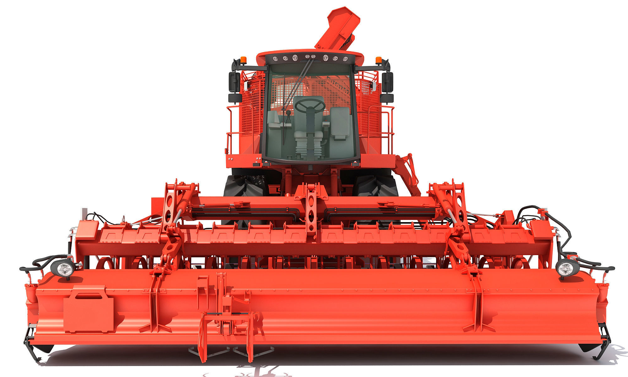 Holmer Potatoes Sugar Beet Harvester 3D model_3