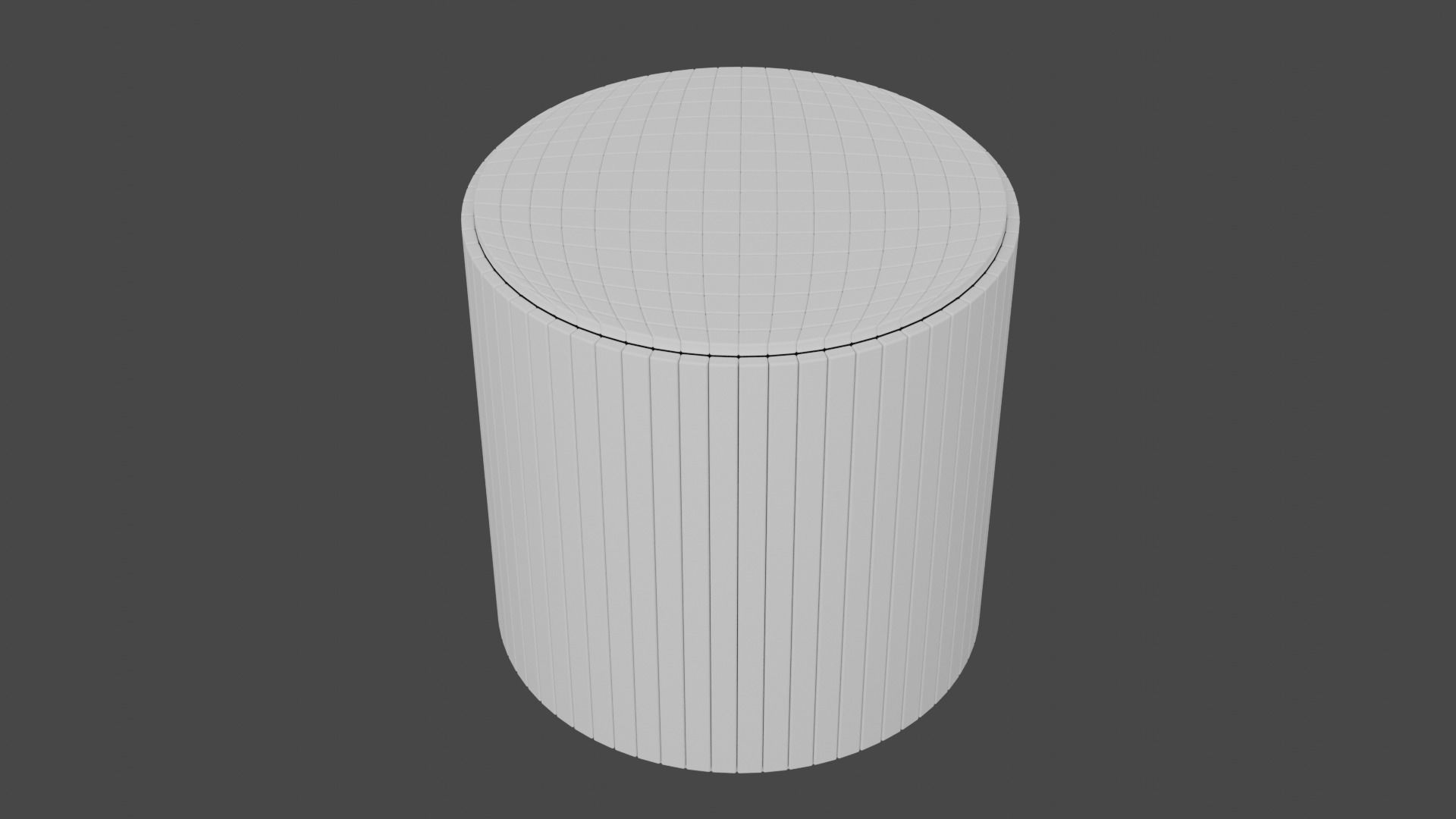 Hardsurface padding Cylinder  Free 3D print model_3