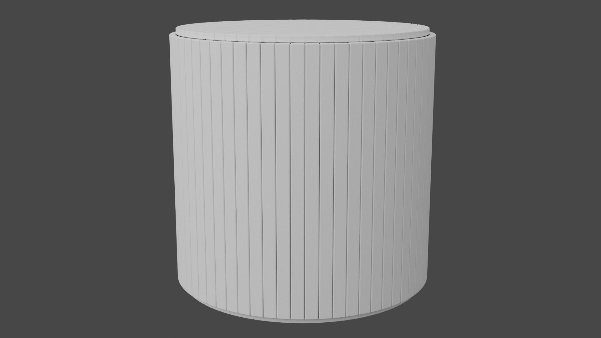 Hardsurface padding Cylinder  Free 3D print model_5
