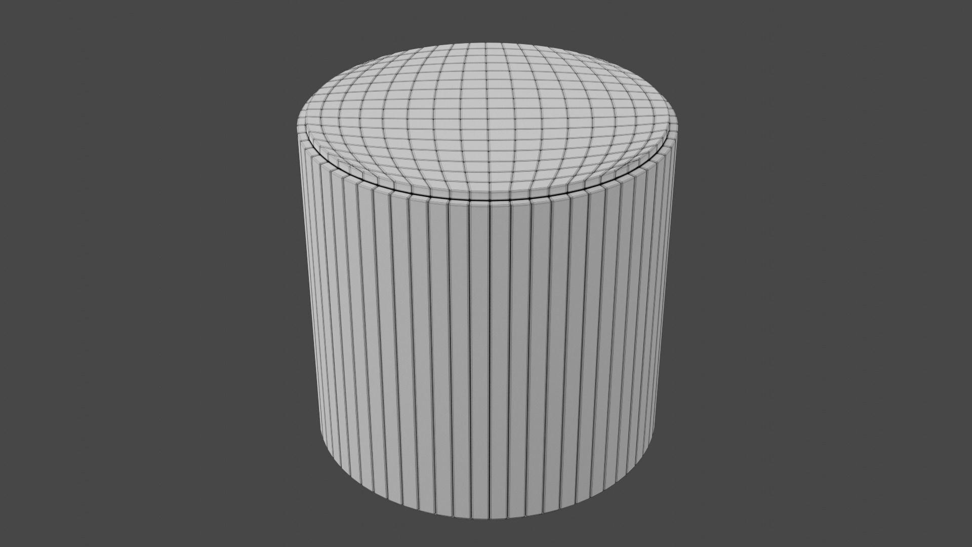 Hardsurface padding Cylinder  Free 3D print model_7