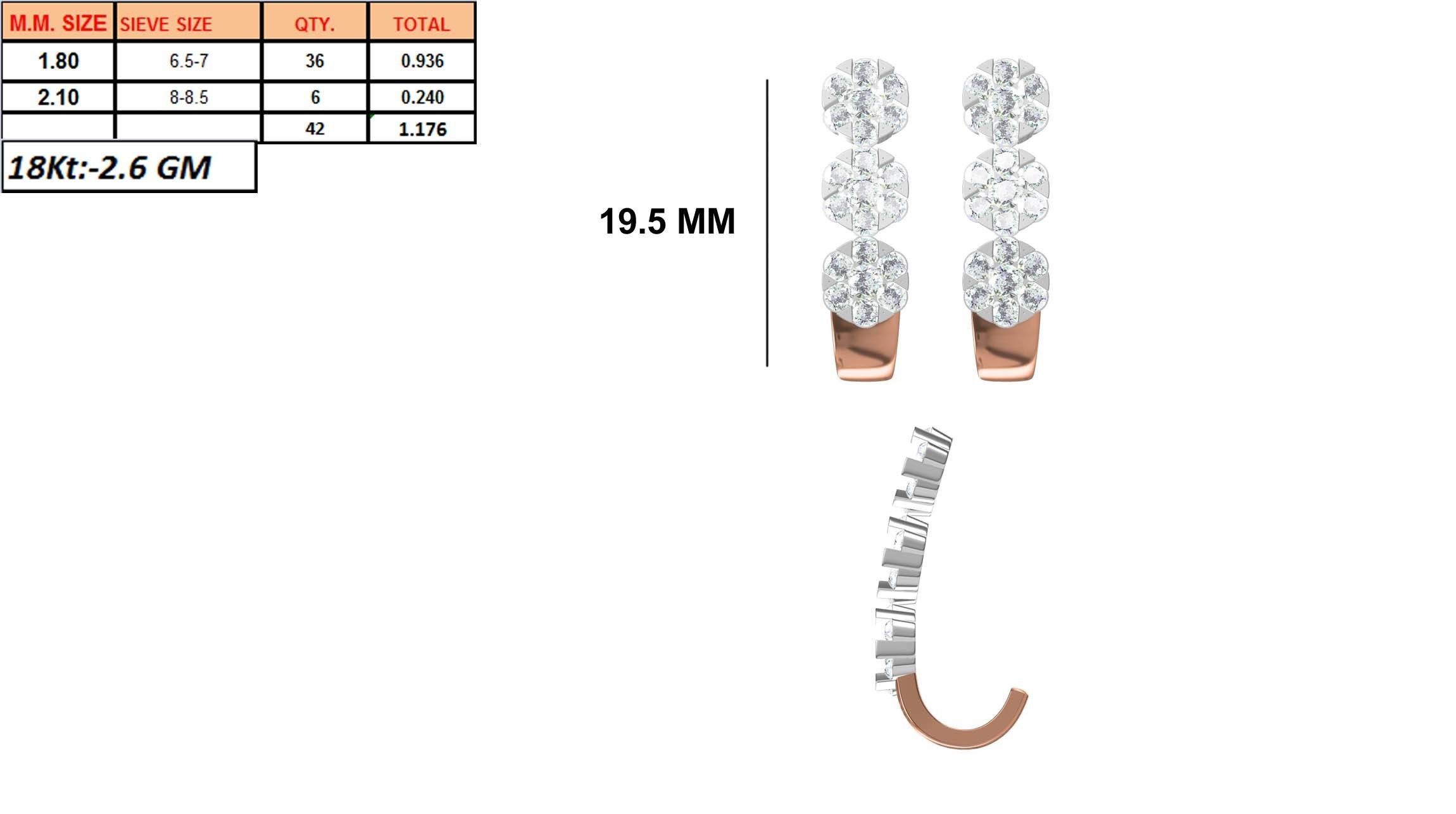 236 Women earrings jcd-Jewelcad detail bulk collection 3D print model_8