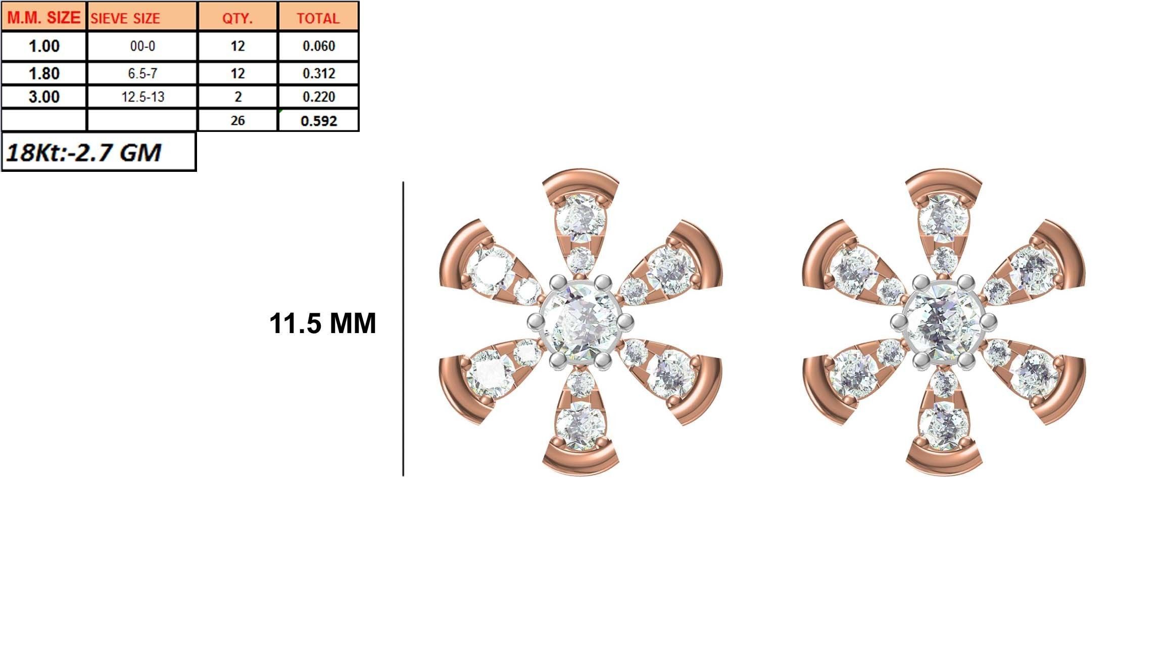 236 Women earrings jcd-Jewelcad detail bulk collection 3D print model_41