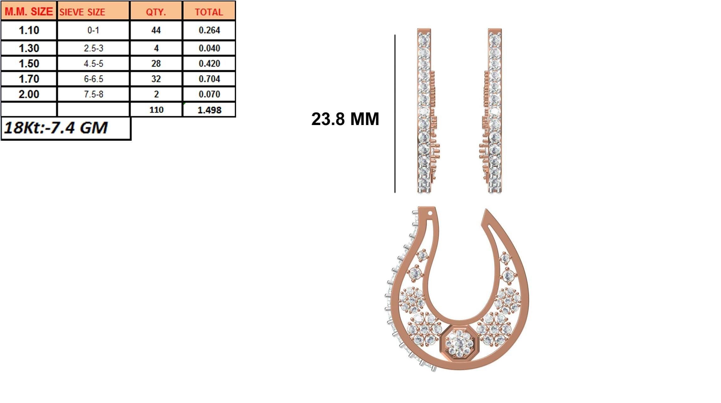 236 Women earrings jcd-Jewelcad detail bulk collection 3D print model_72