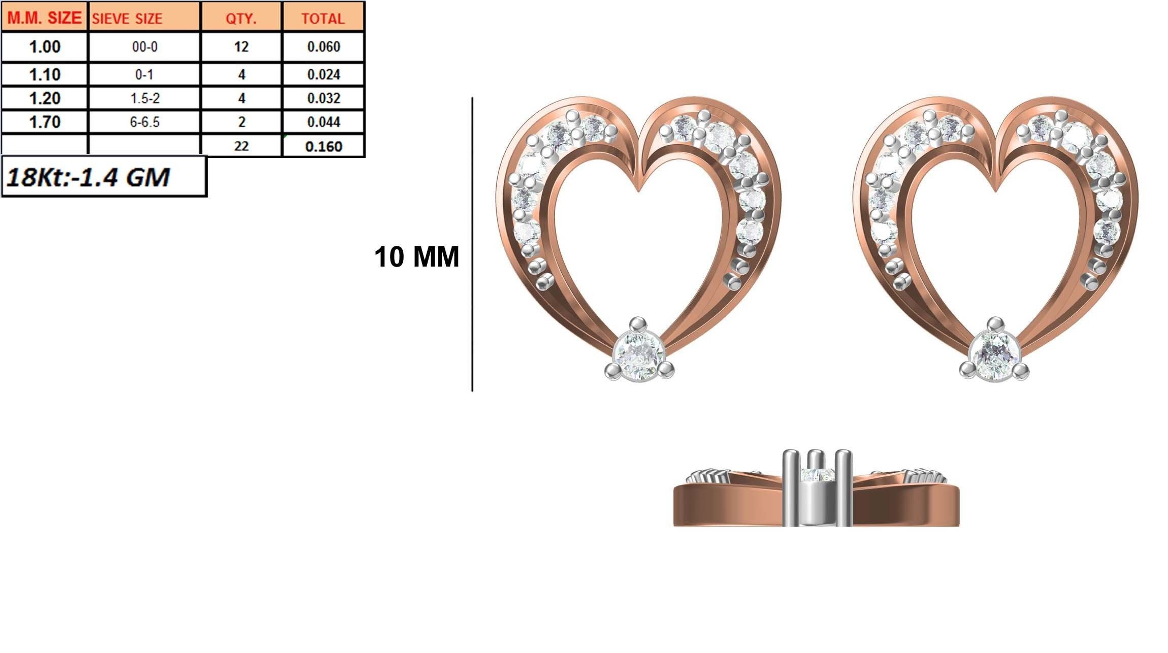 236 Women earrings jcd-Jewelcad detail bulk collection 3D print model_128
