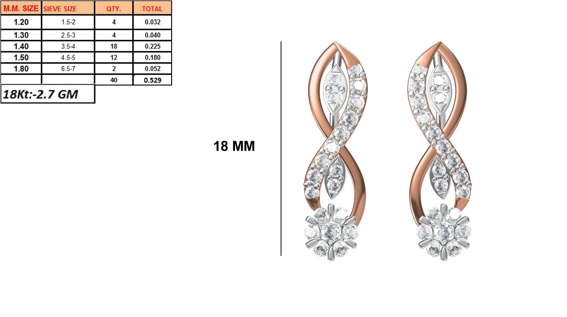 236 Women earrings jcd-Jewelcad detail bulk collection 3D print model_140