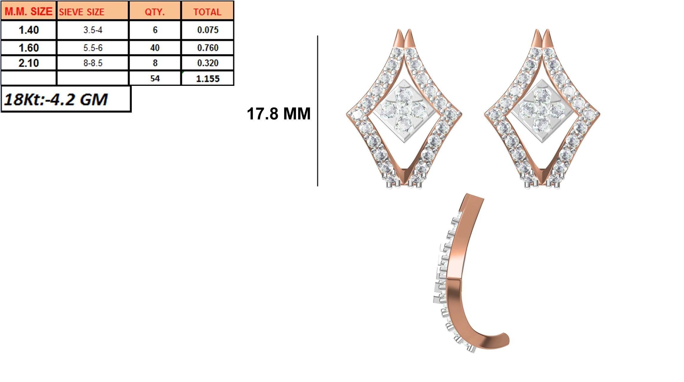 236 Women earrings jcd-Jewelcad detail bulk collection 3D print model_74