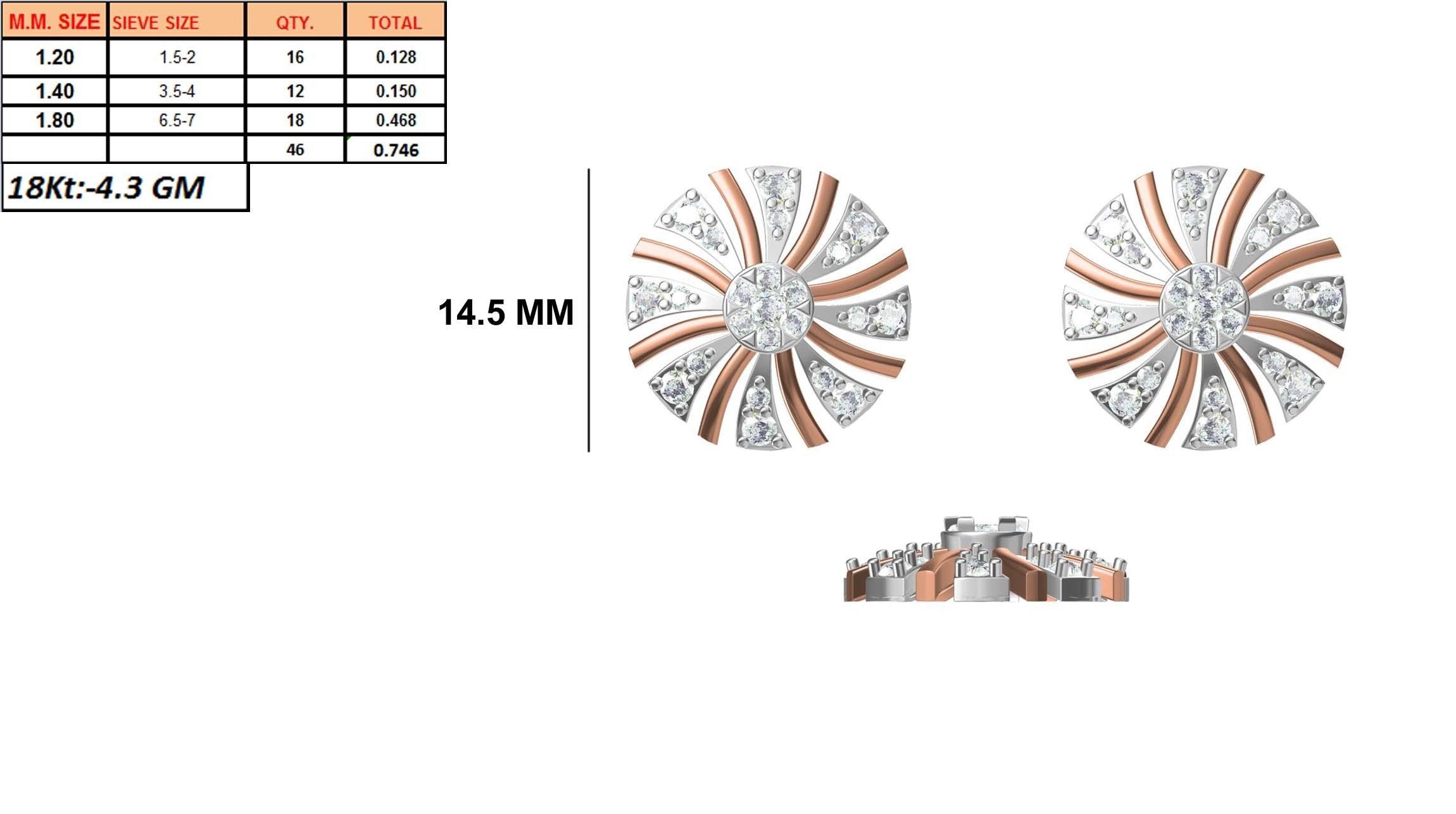 236 Women earrings jcd-Jewelcad detail bulk collection 3D print model_80