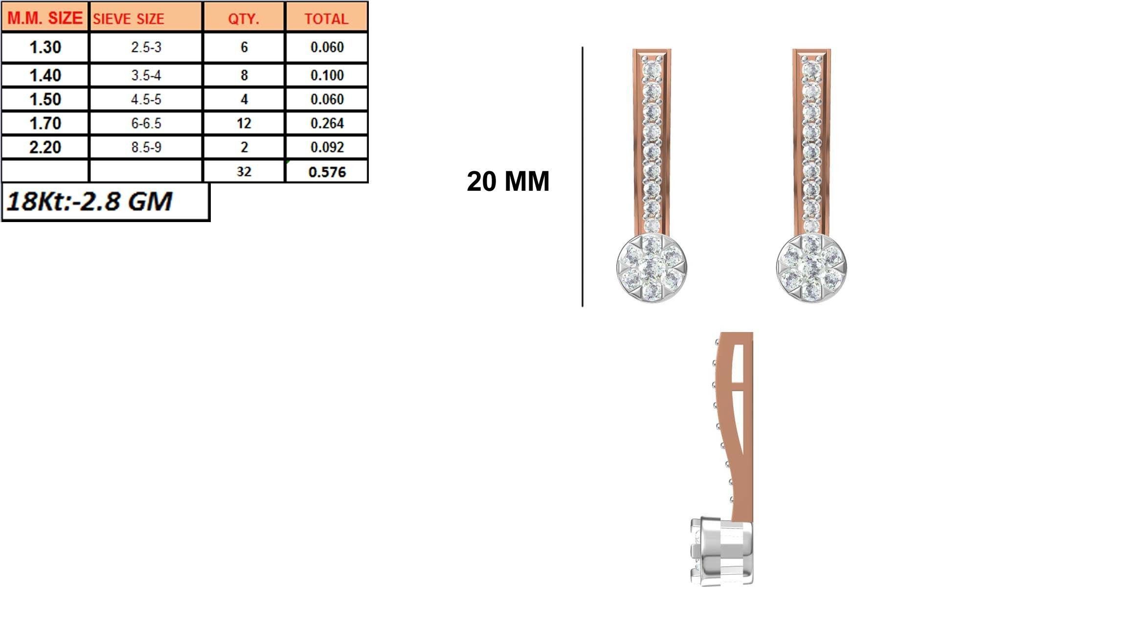 236 Women earrings jcd-Jewelcad detail bulk collection 3D print model_91