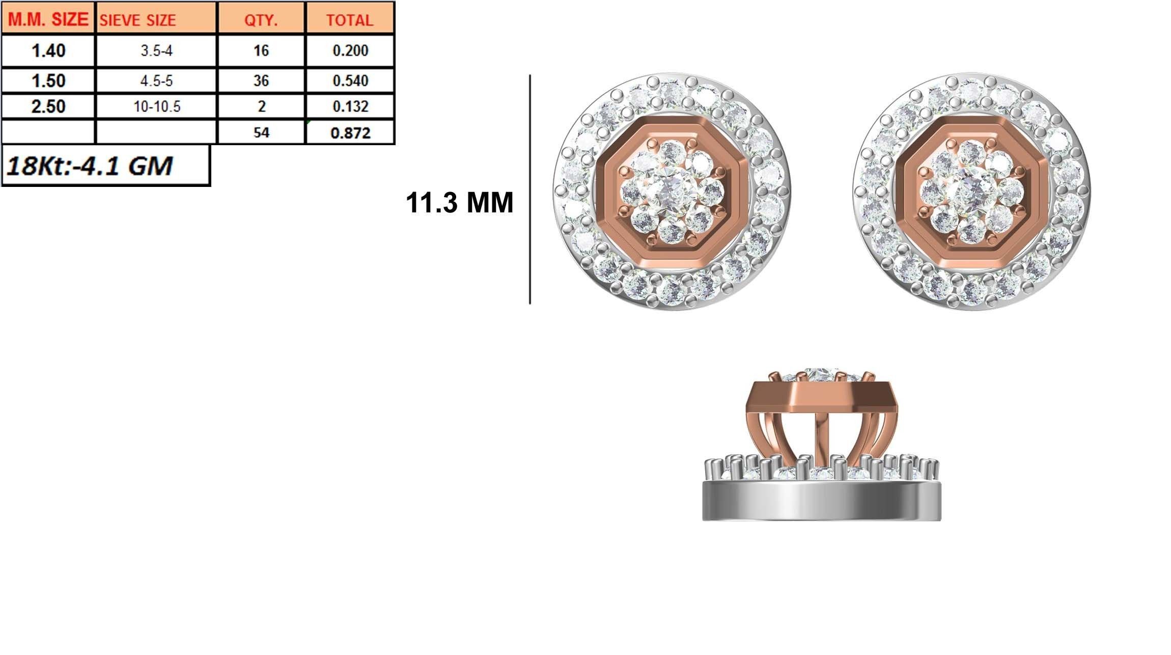 236 Women earrings jcd-Jewelcad detail bulk collection 3D print model_87
