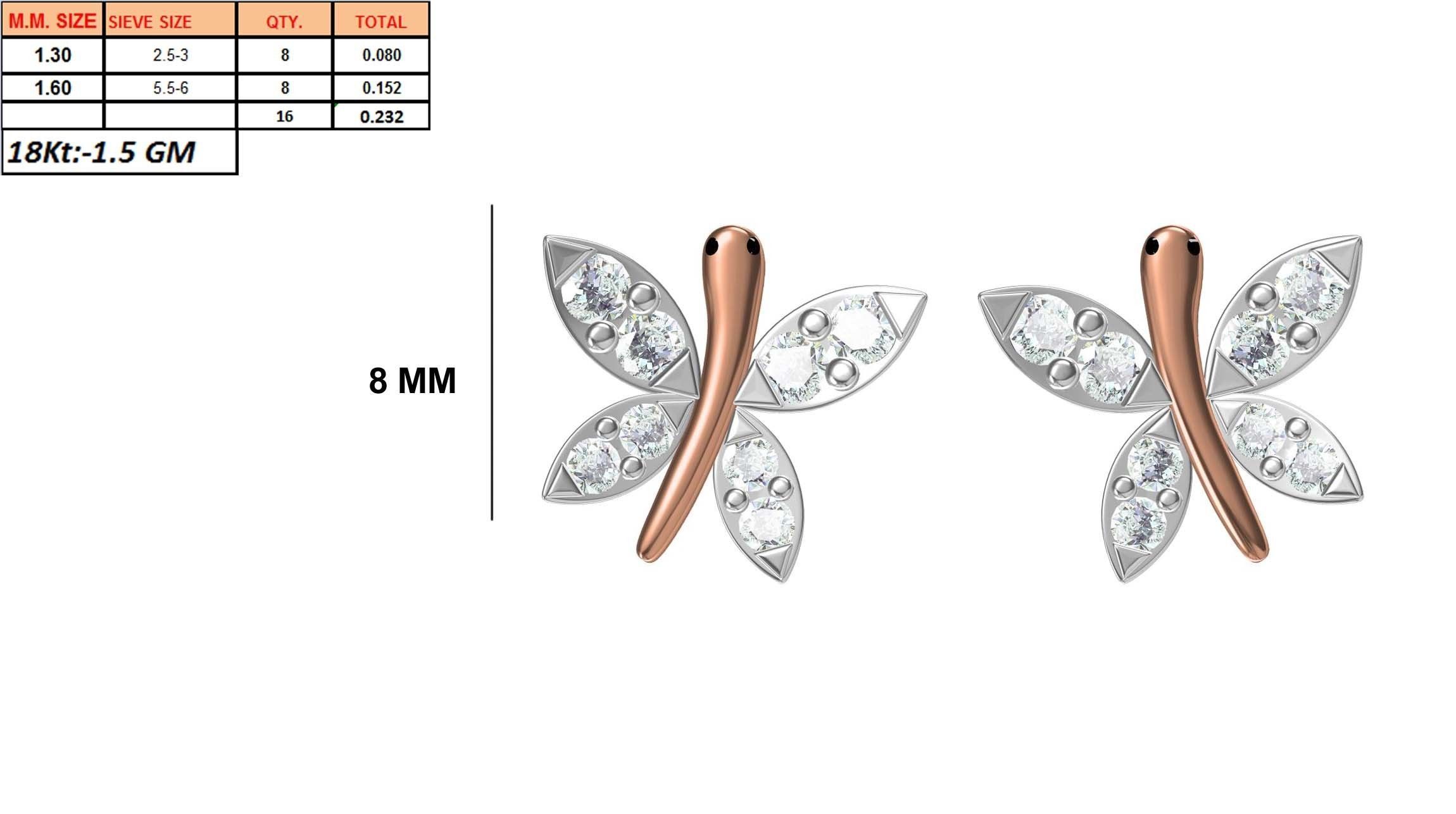 236 Women earrings jcd-Jewelcad detail bulk collection 3D print model_4