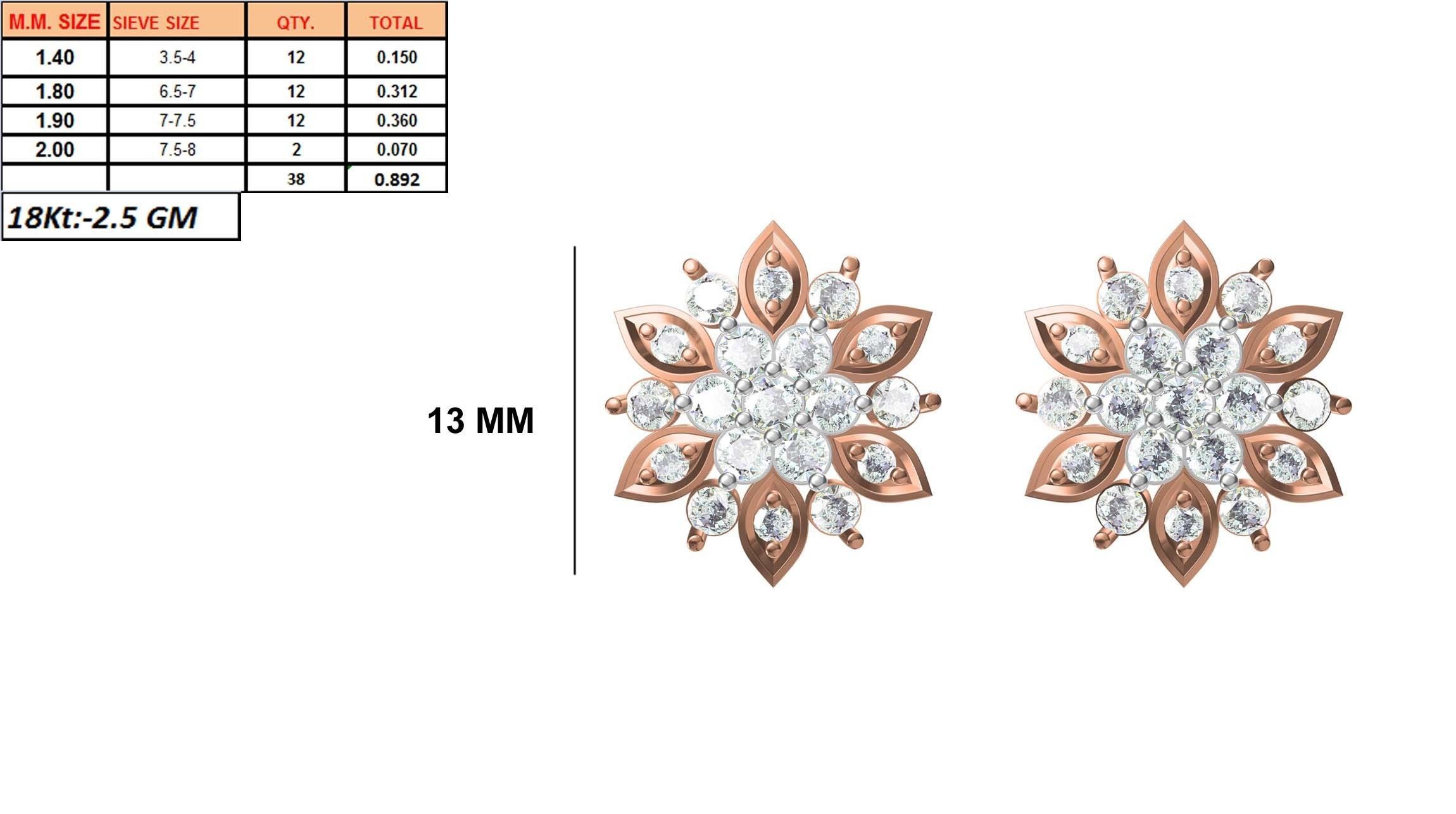 236 Women earrings jcd-Jewelcad detail bulk collection 3D print model_28