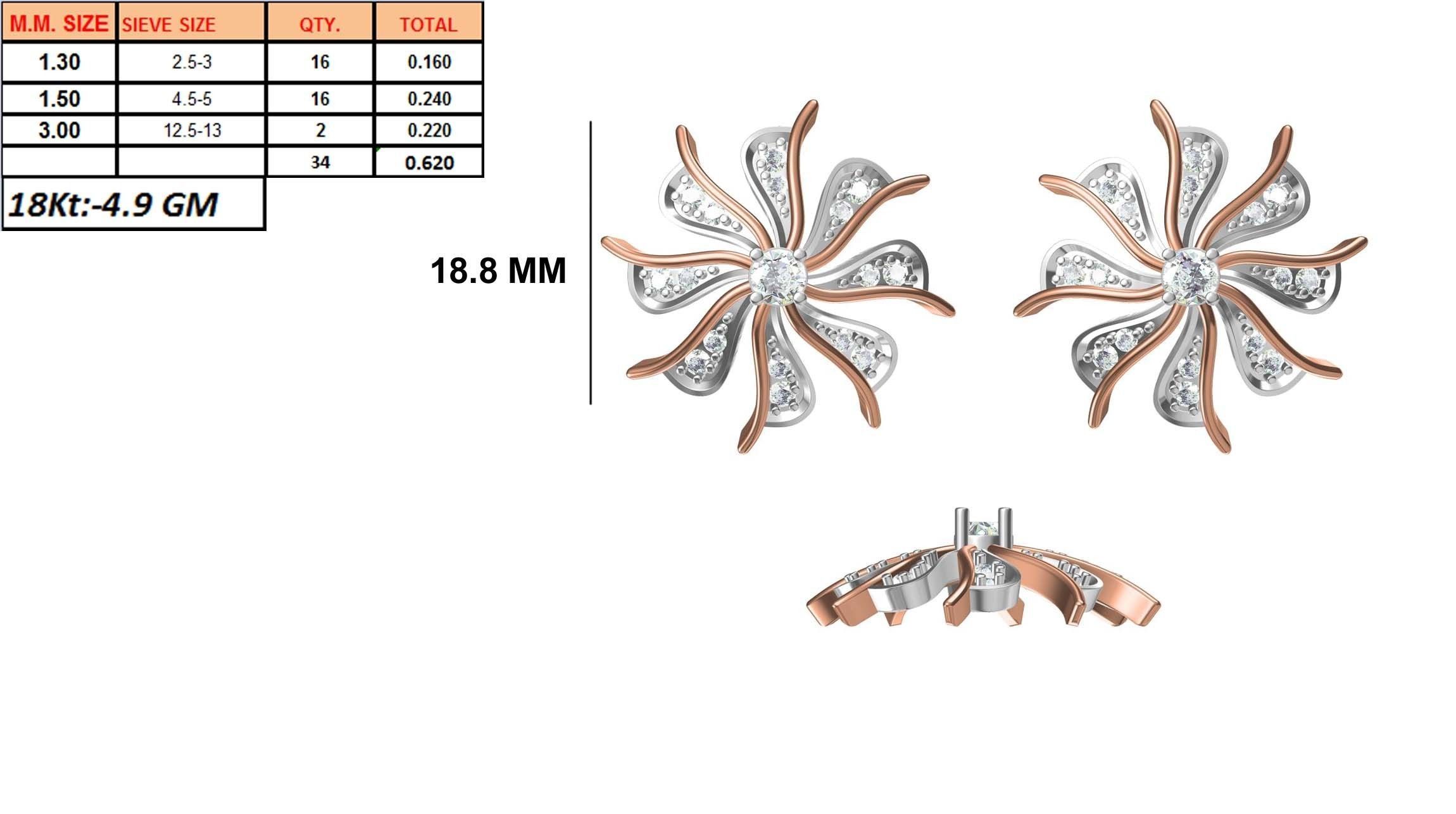236 Women earrings jcd-Jewelcad detail bulk collection 3D print model_83