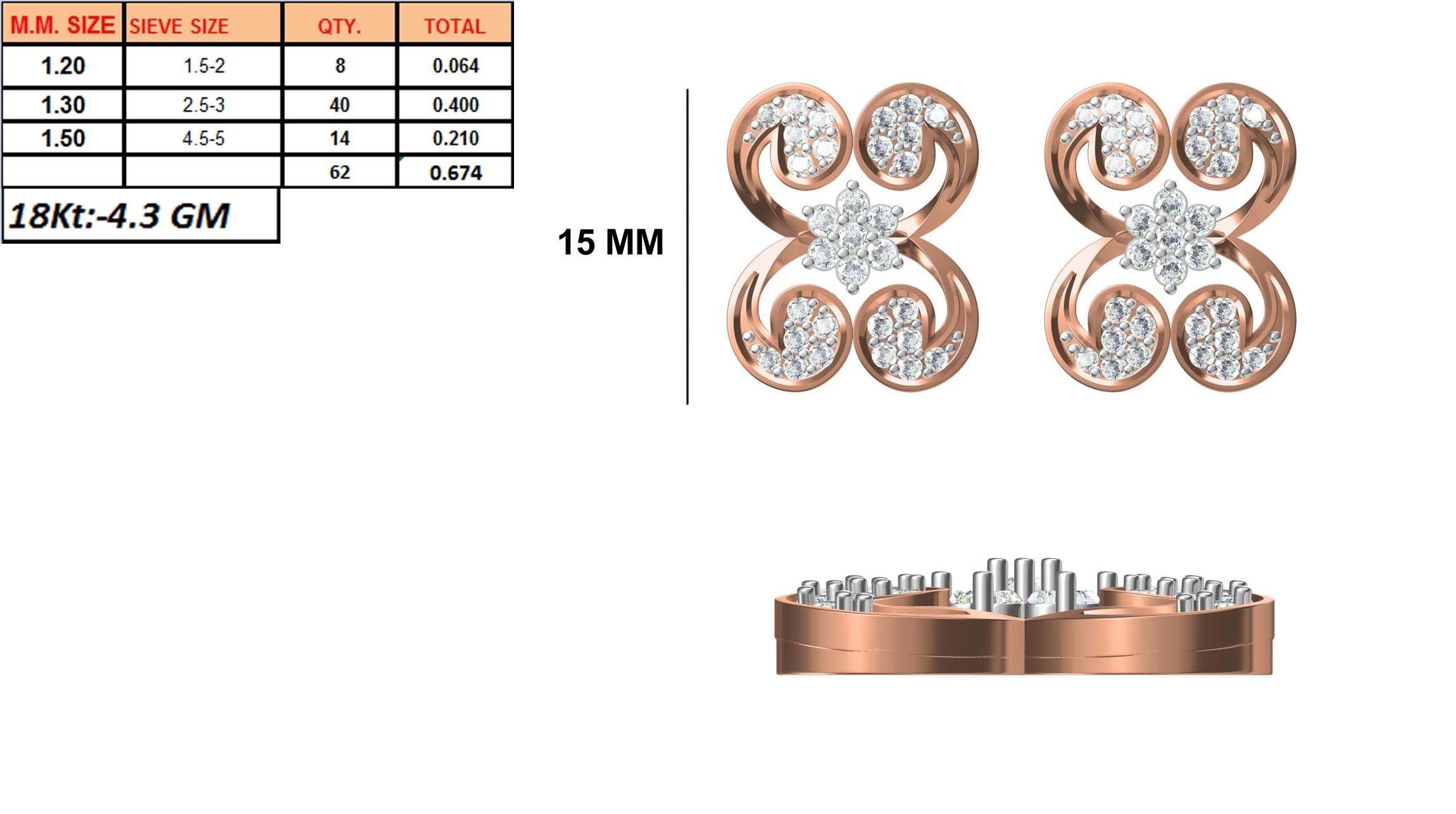 236 Women earrings jcd-Jewelcad detail bulk collection 3D print model_70