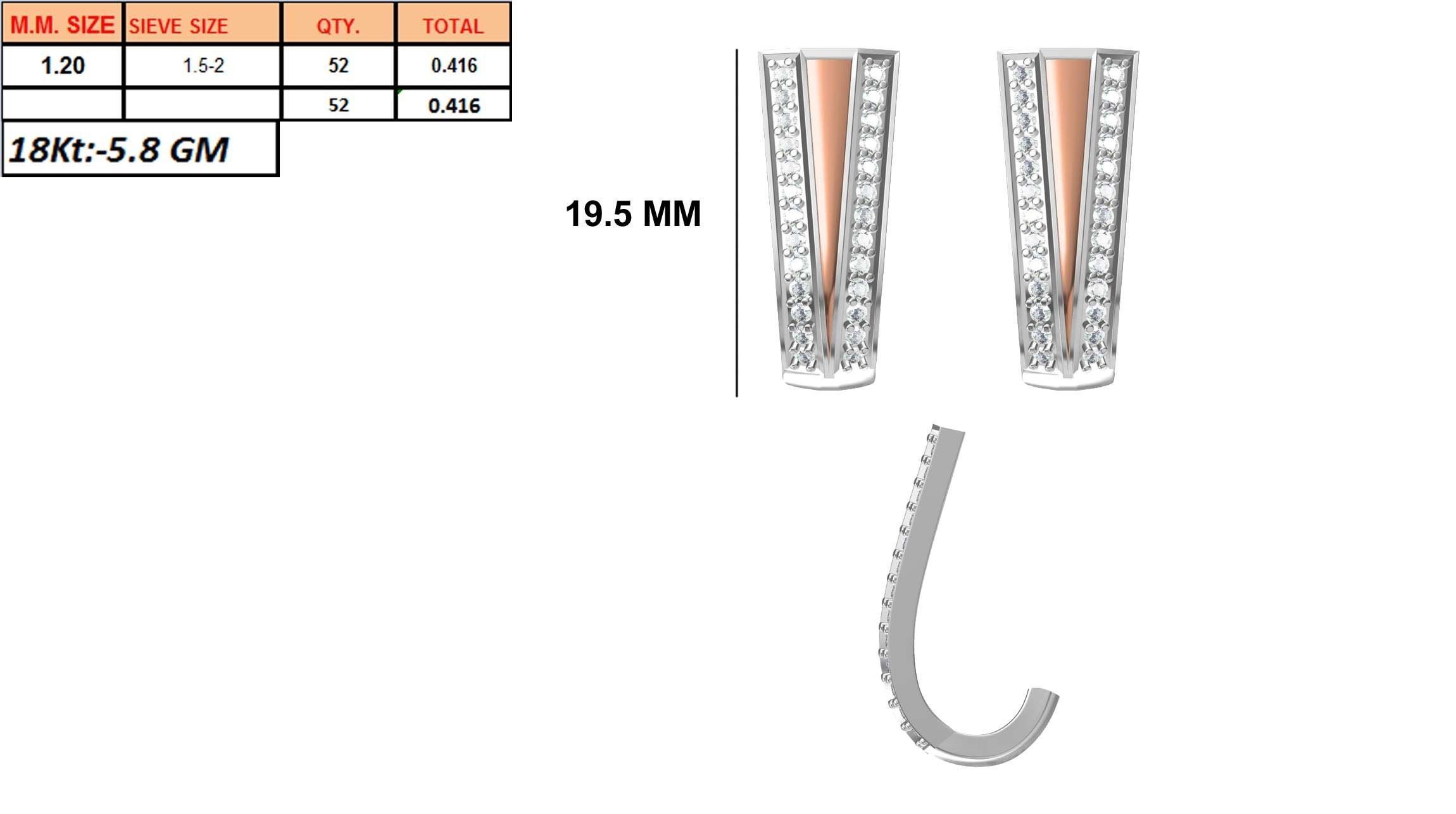 236 Women earrings jcd-Jewelcad detail bulk collection 3D print model_63