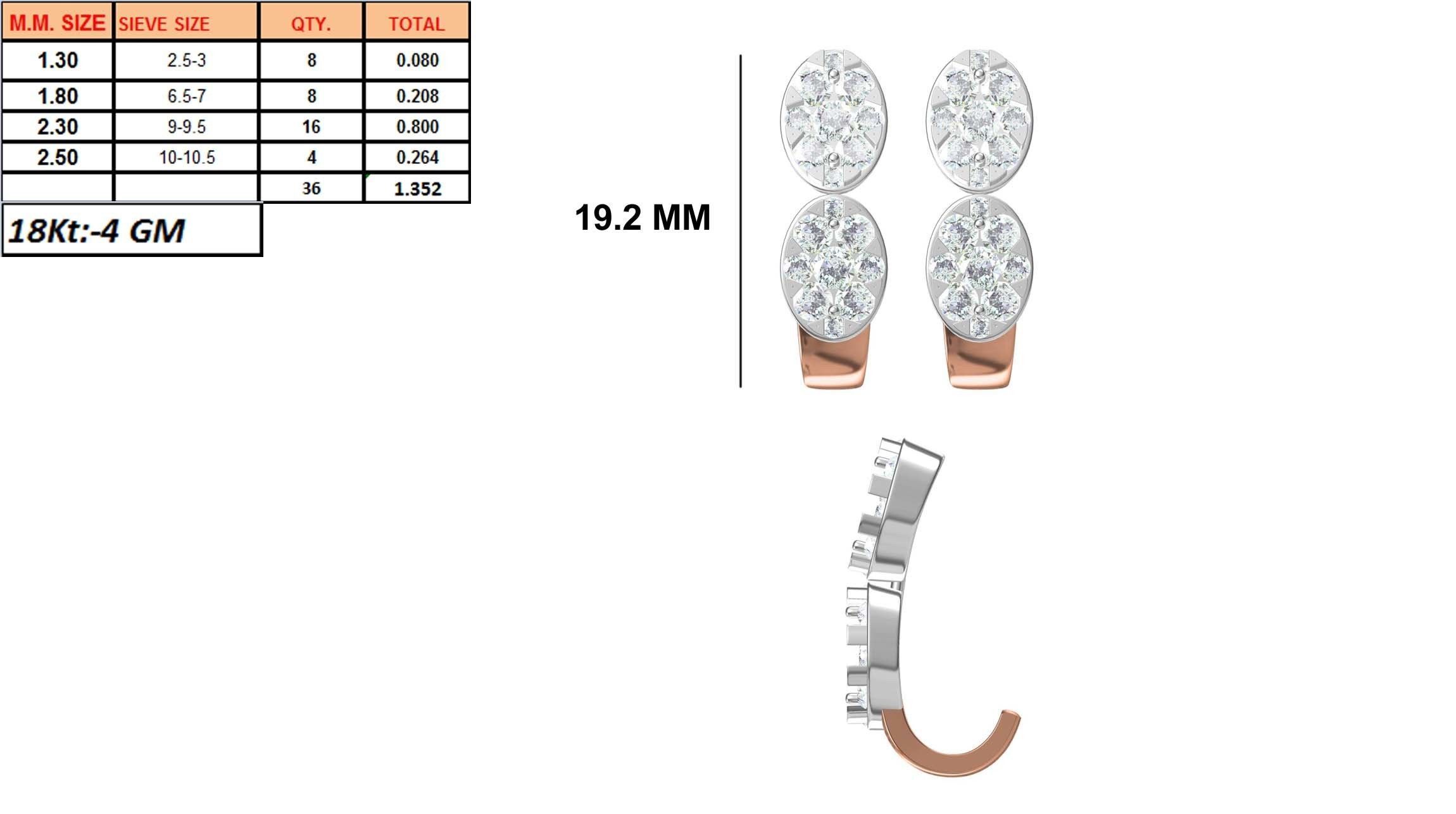 236 Women earrings jcd-Jewelcad detail bulk collection 3D print model_9
