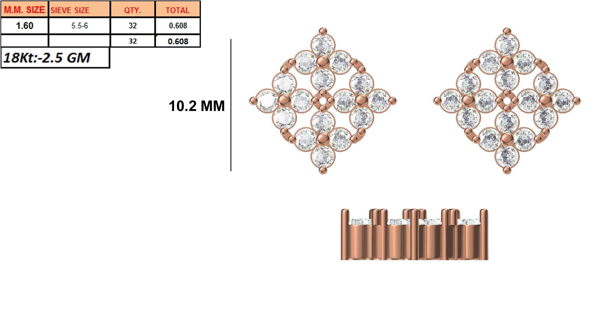 236 Women earrings jcd-Jewelcad detail bulk collection 3D print model_105