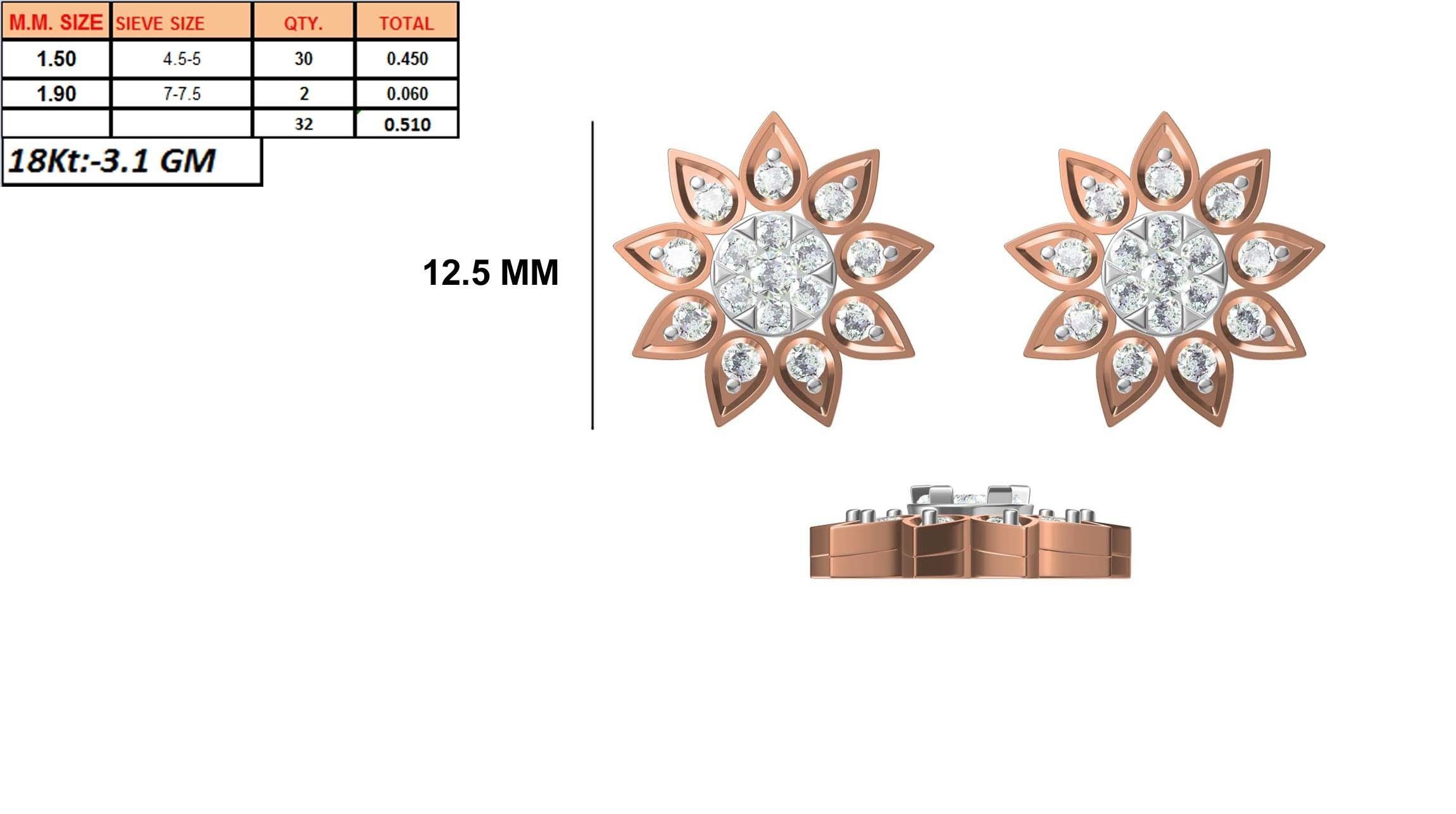 236 Women earrings jcd-Jewelcad detail bulk collection 3D print model_81