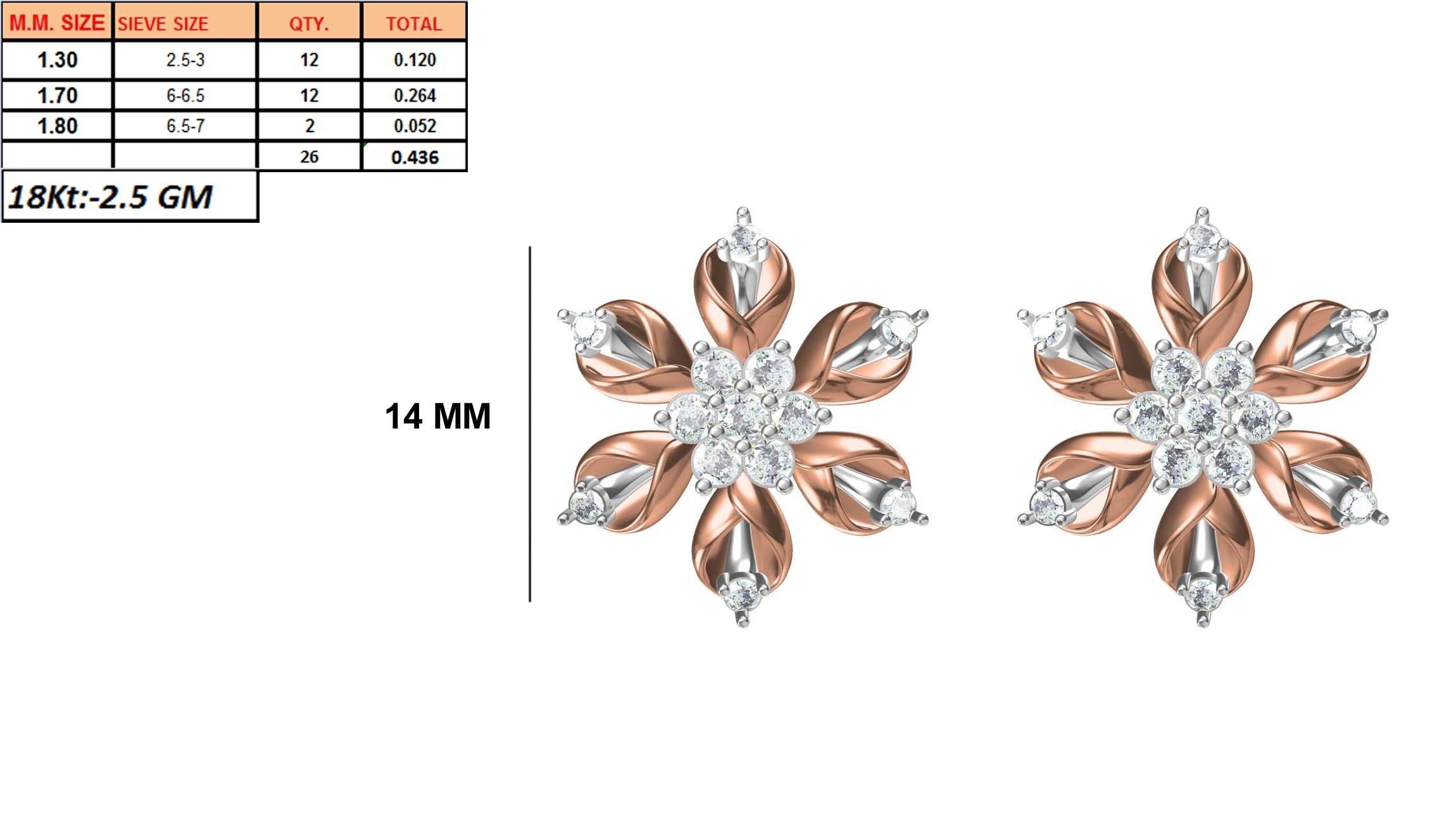 236 Women earrings jcd-Jewelcad detail bulk collection 3D print model_22