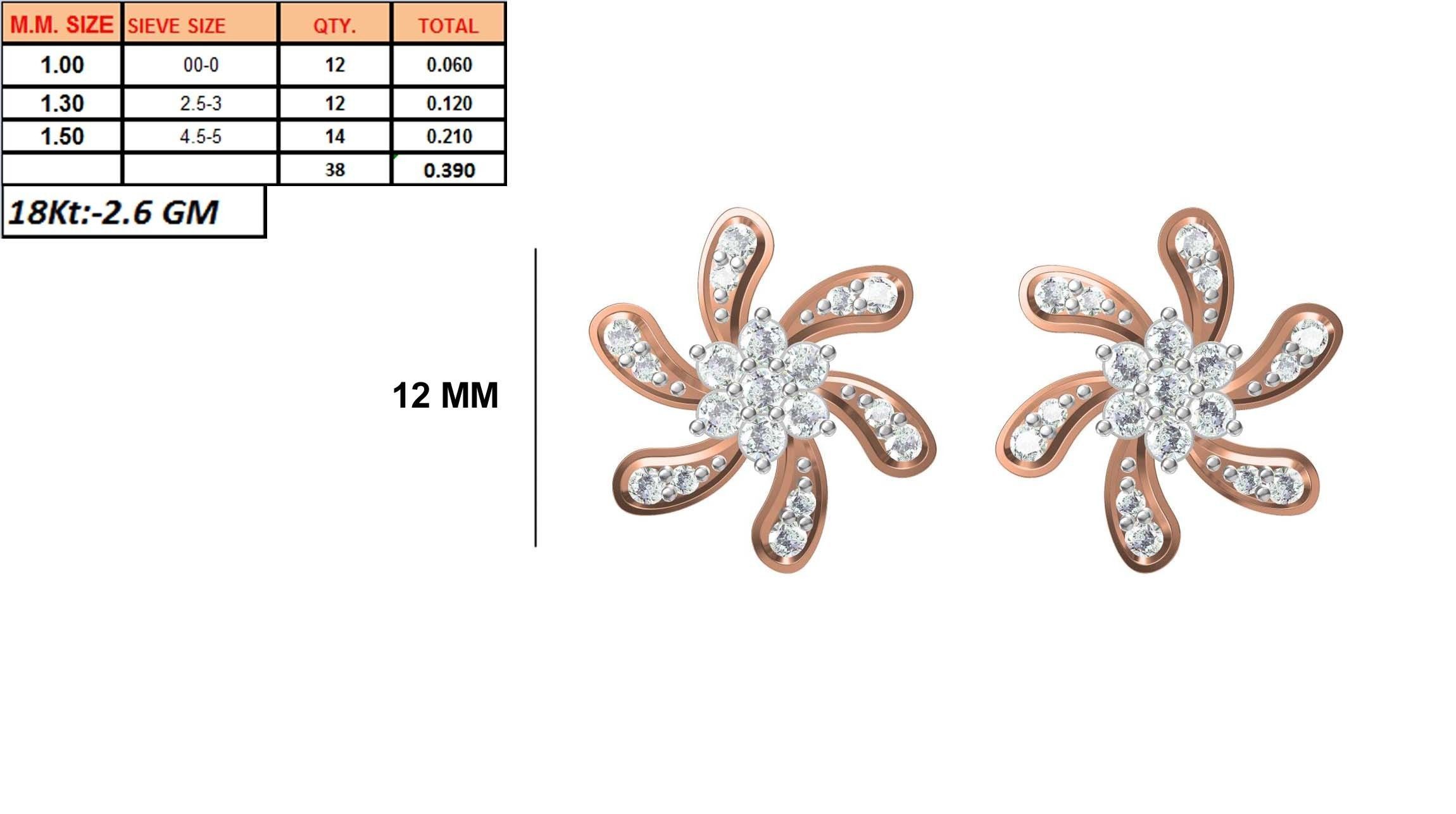 236 Women earrings jcd-Jewelcad detail bulk collection 3D print model_47