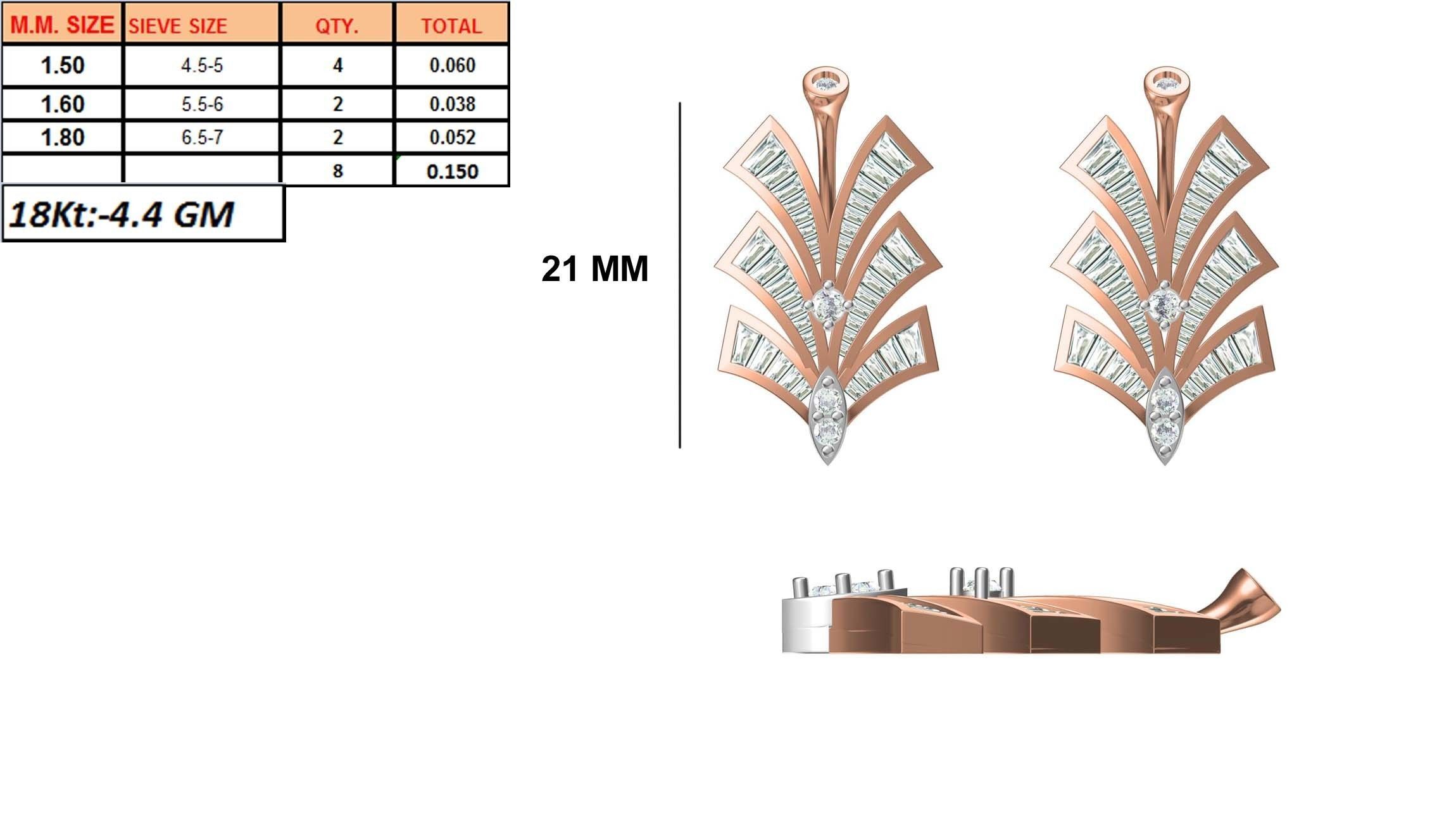 236 Women earrings jcd-Jewelcad detail bulk collection 3D print model_62