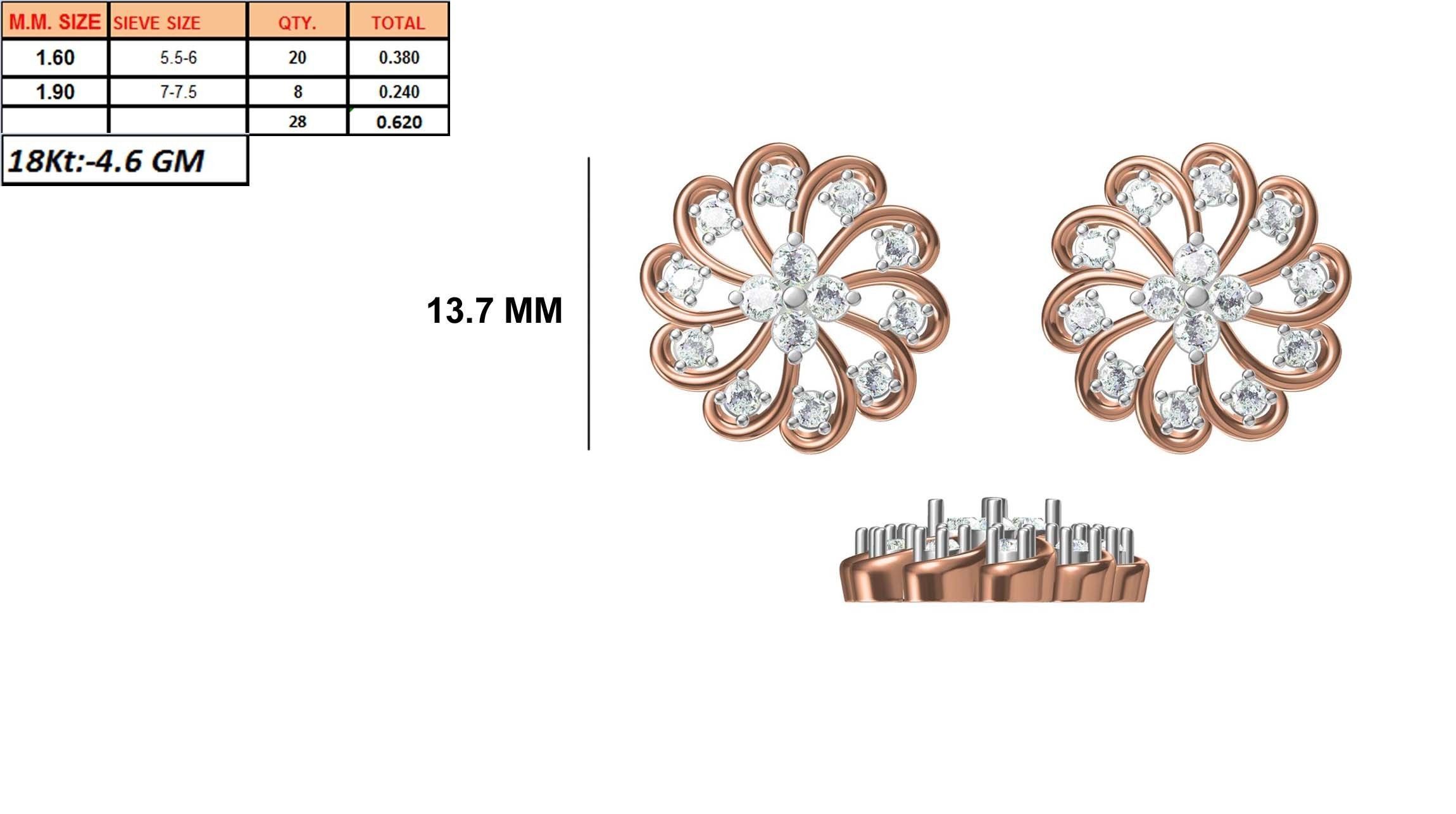 236 Women earrings jcd-Jewelcad detail bulk collection 3D print model_97