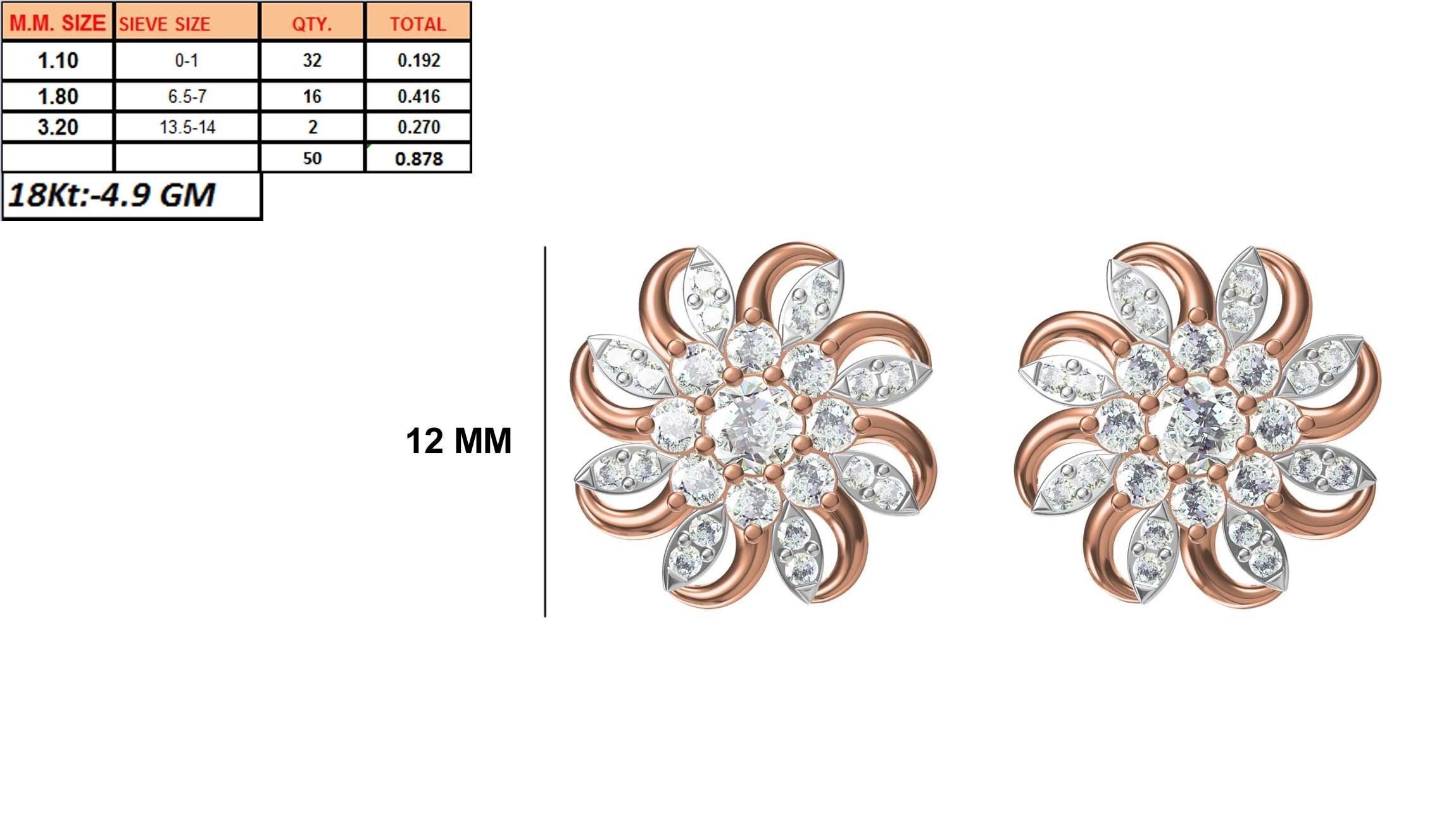 236 Women earrings jcd-Jewelcad detail bulk collection 3D print model_149