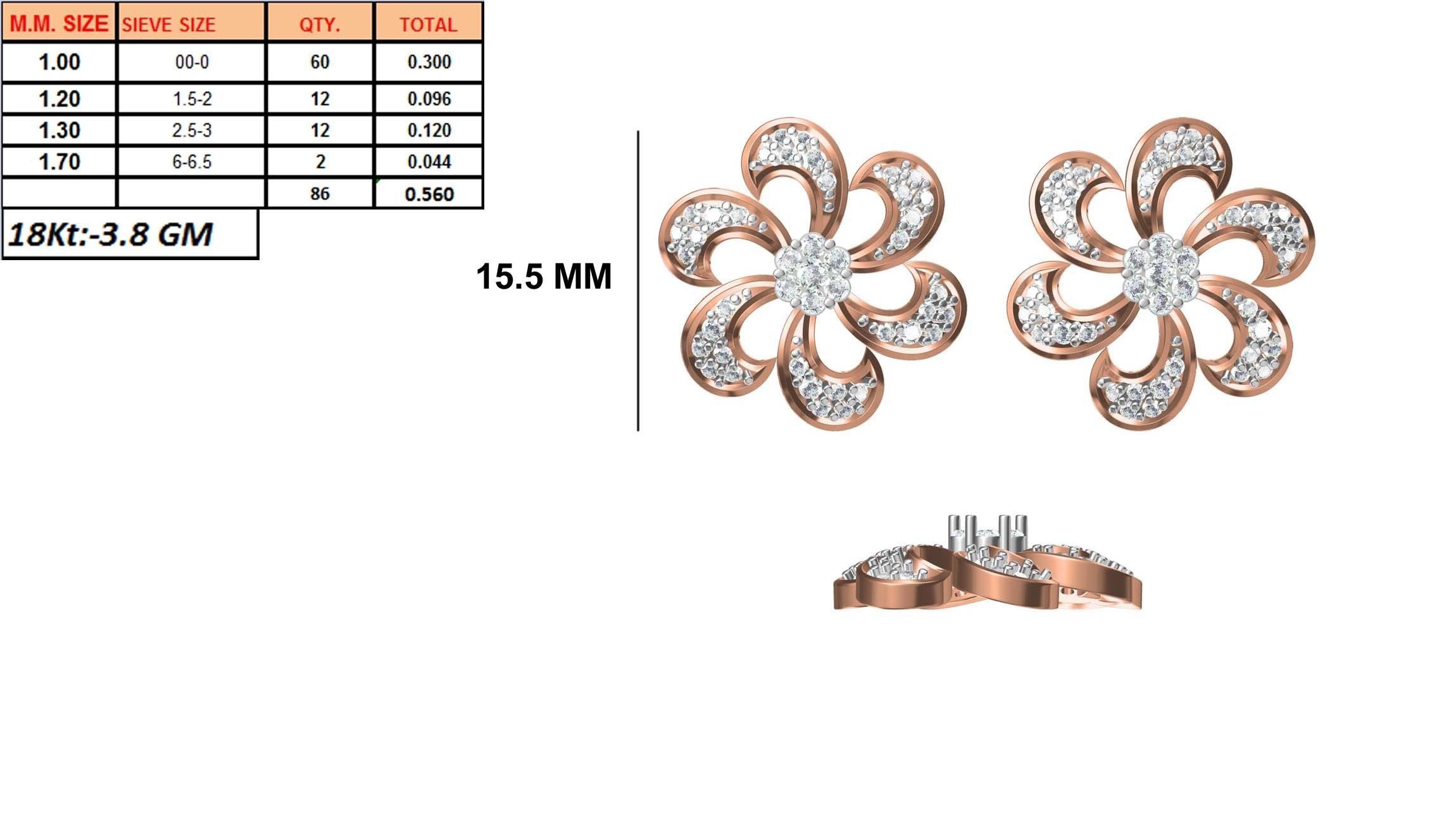 236 Women earrings jcd-Jewelcad detail bulk collection 3D print model_66