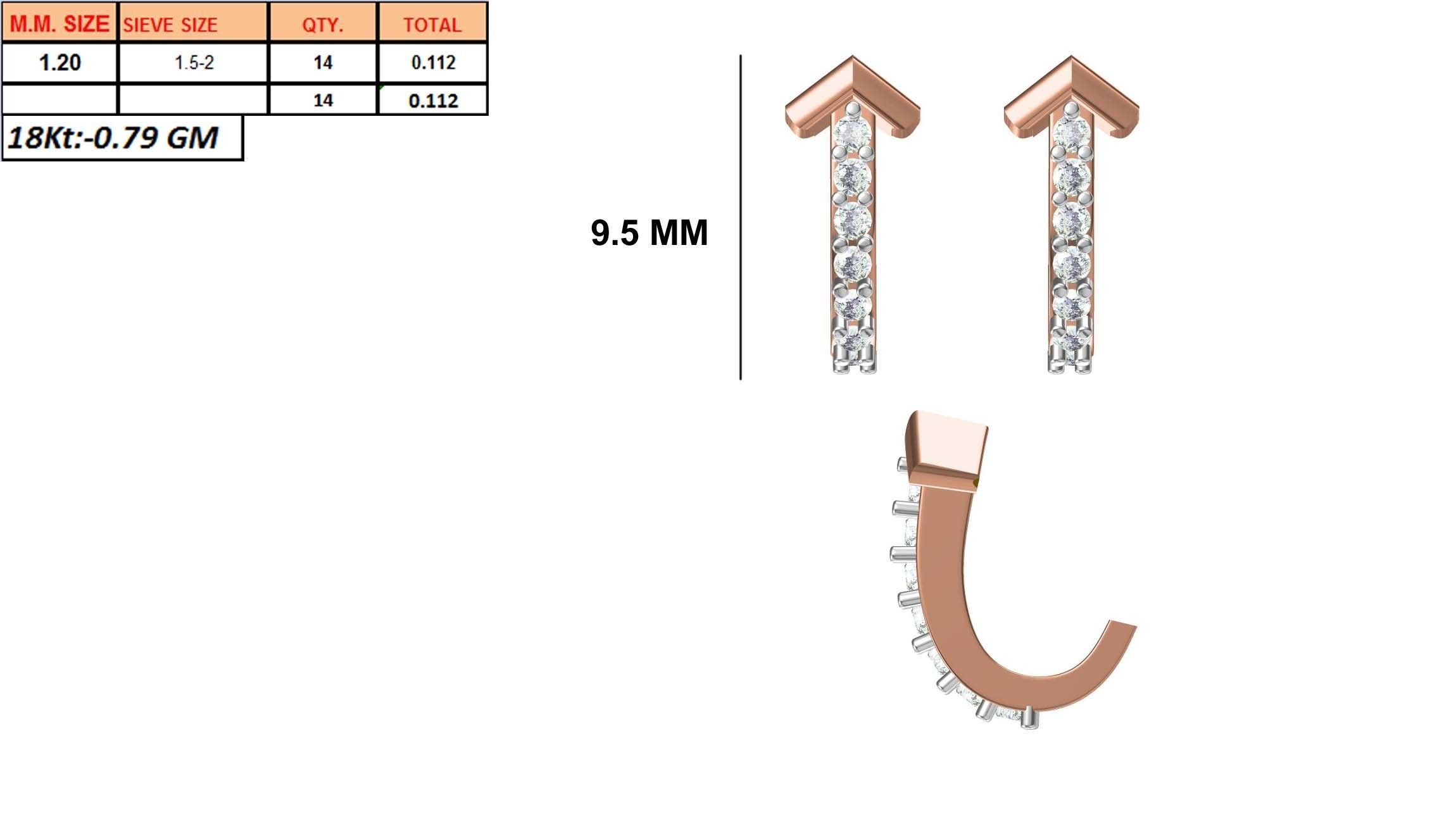 236 Women earrings jcd-Jewelcad detail bulk collection 3D print model_93
