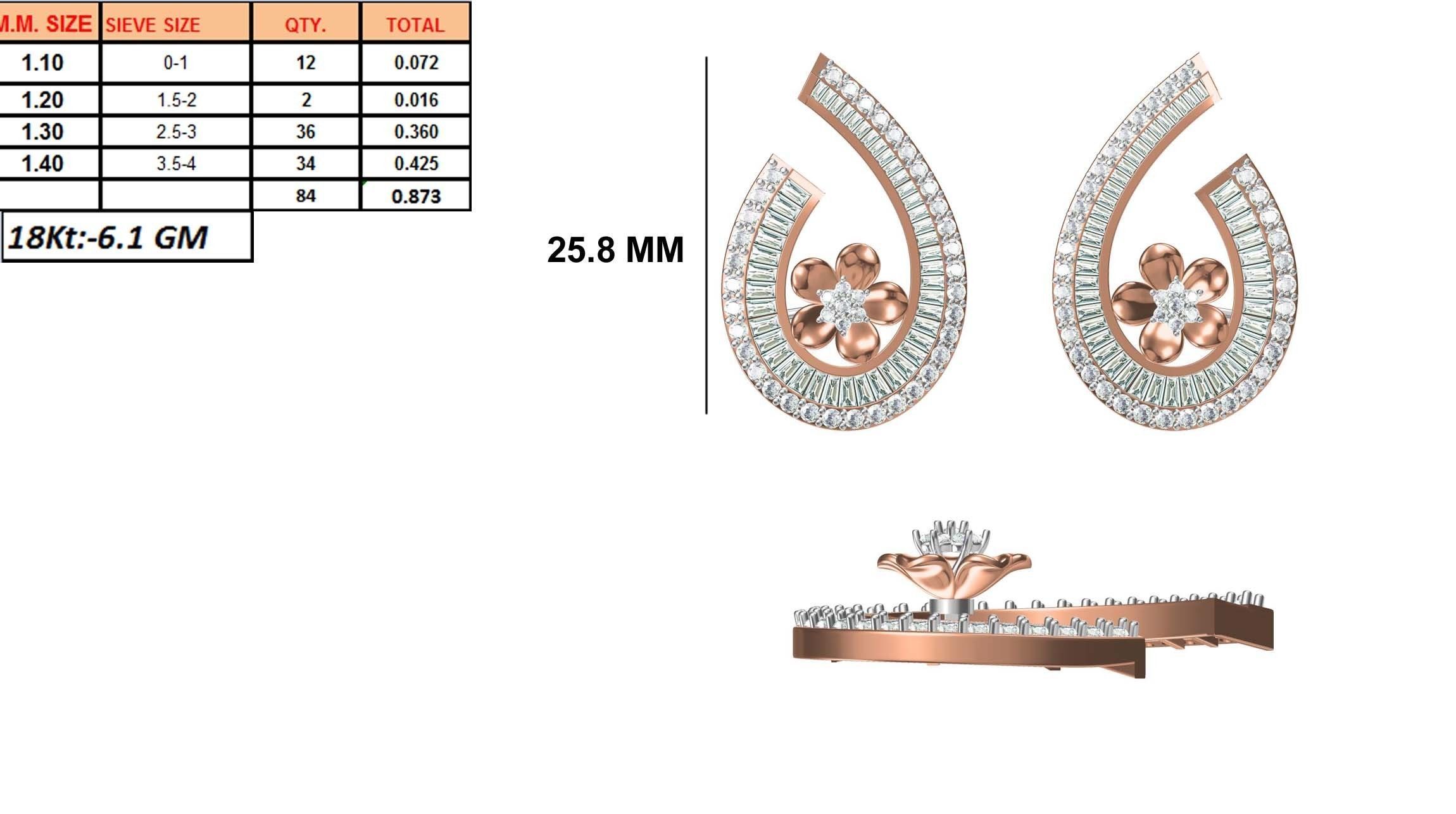 236 Women earrings jcd-Jewelcad detail bulk collection 3D print model_67