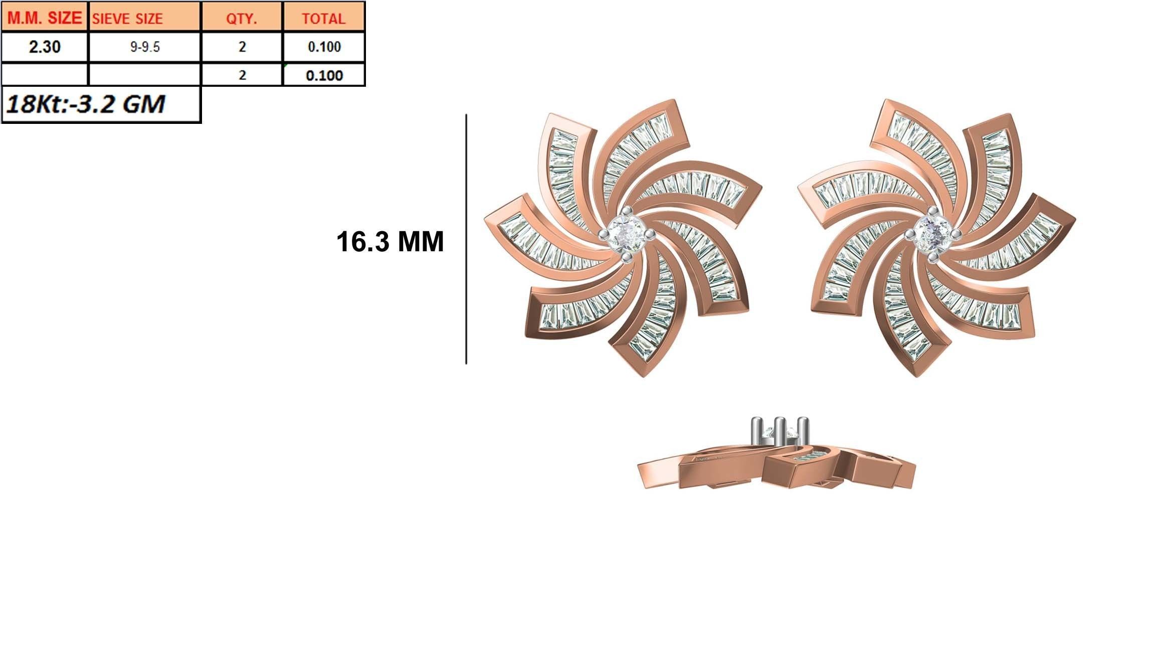 236 Women earrings jcd-Jewelcad detail bulk collection 3D print model_100