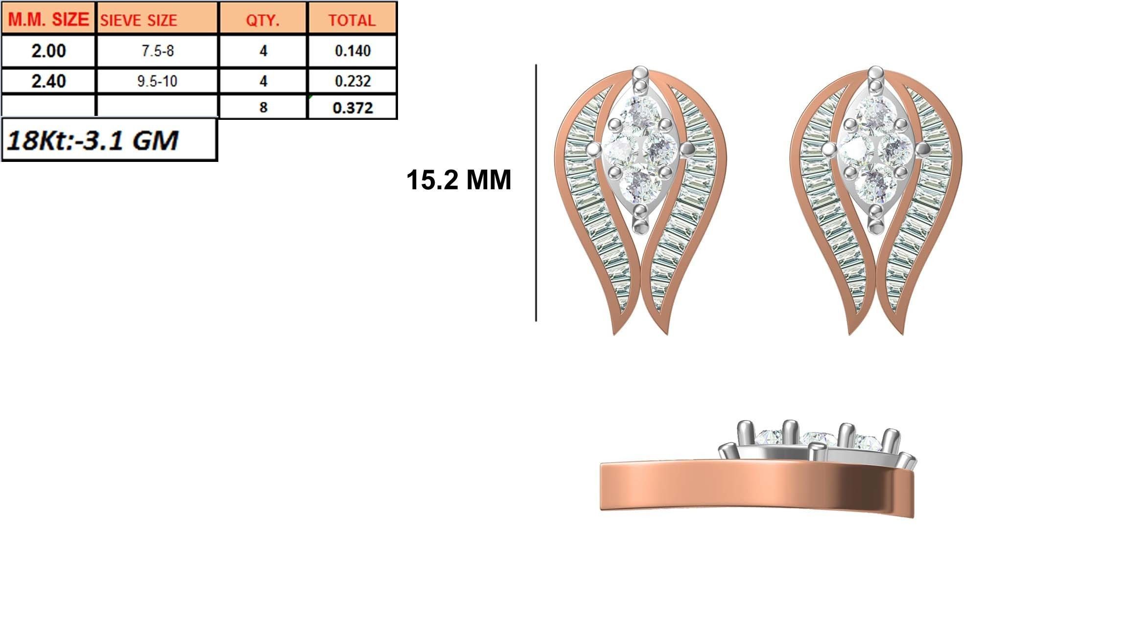 236 Women earrings jcd-Jewelcad detail bulk collection 3D print model_99