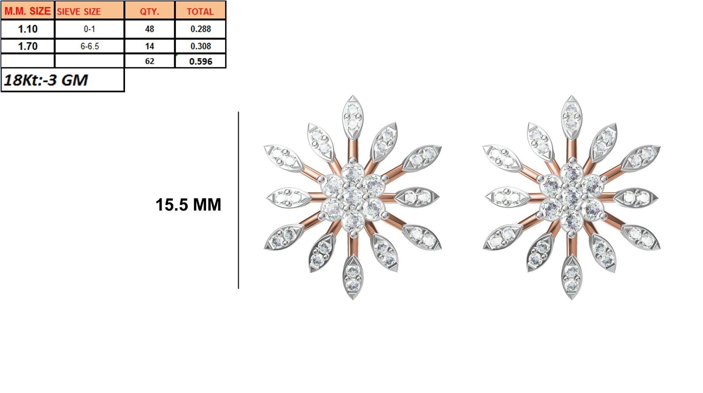 236 Women earrings jcd-Jewelcad detail bulk collection 3D print model_23