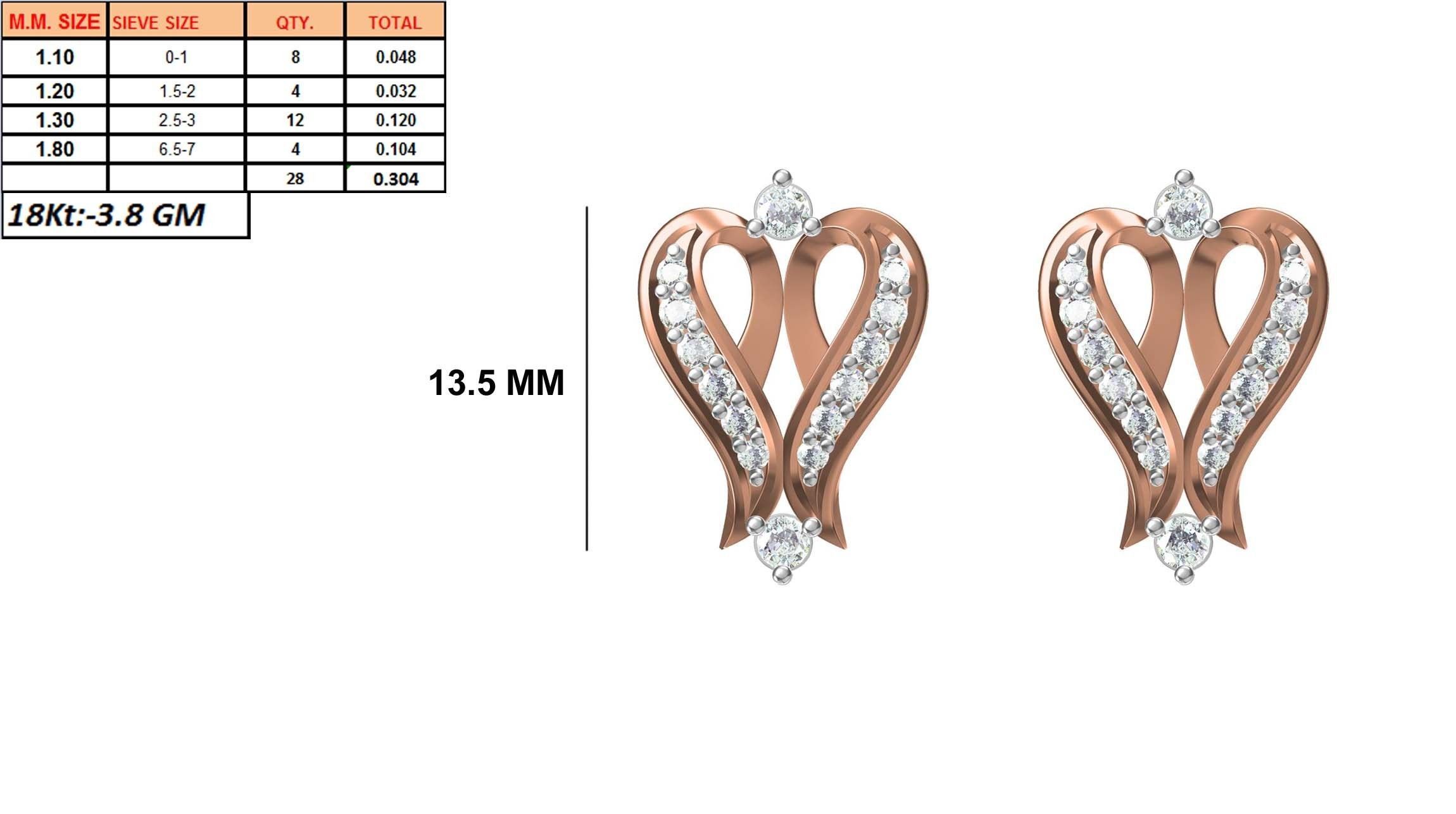 236 Women earrings jcd-Jewelcad detail bulk collection 3D print model_49