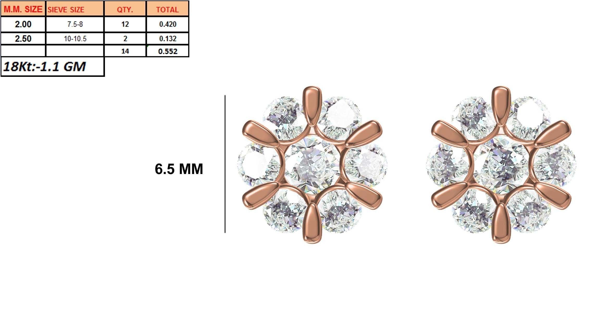 236 Women earrings jcd-Jewelcad detail bulk collection 3D print model_148
