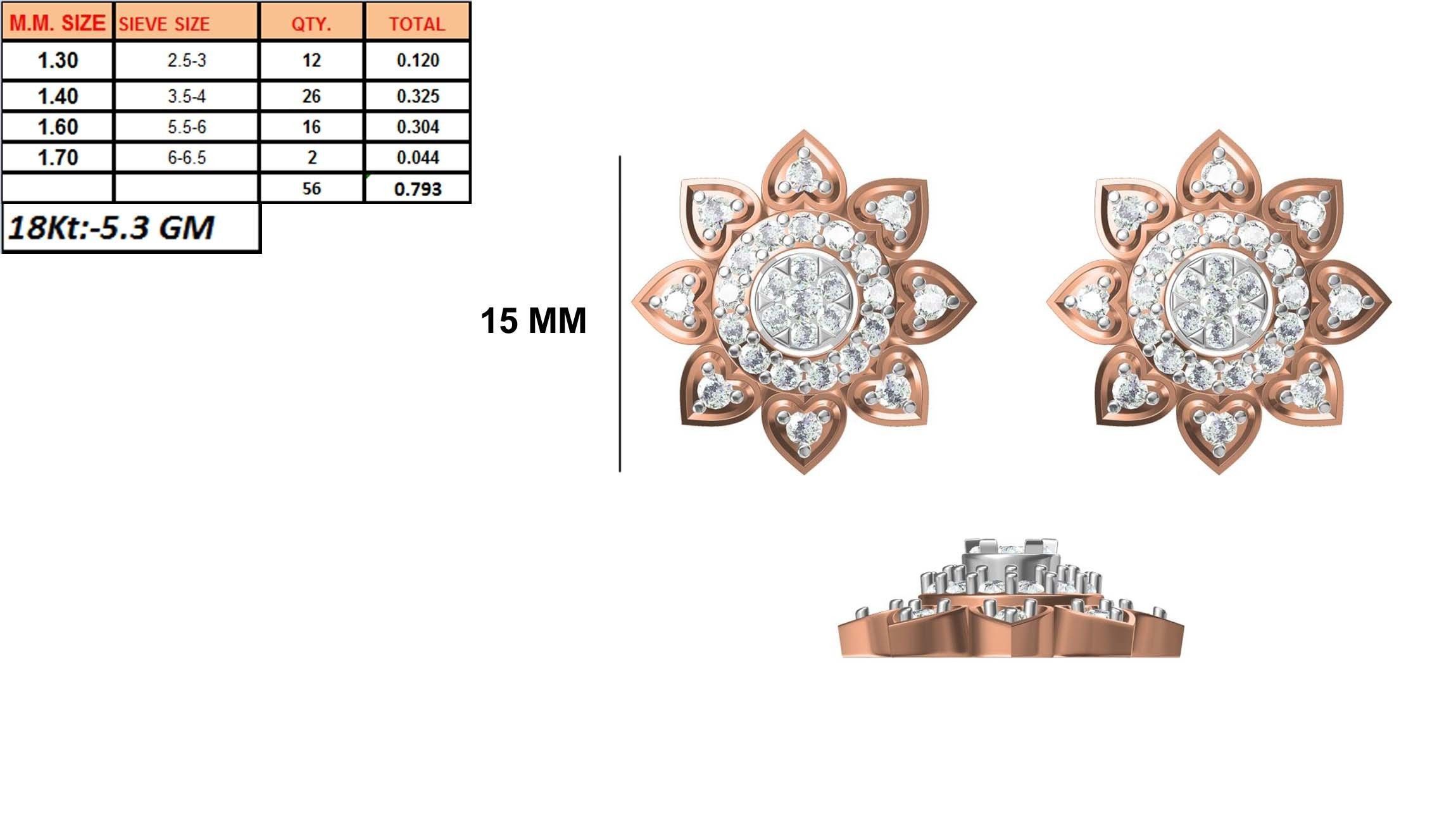 236 Women earrings jcd-Jewelcad detail bulk collection 3D print model_138
