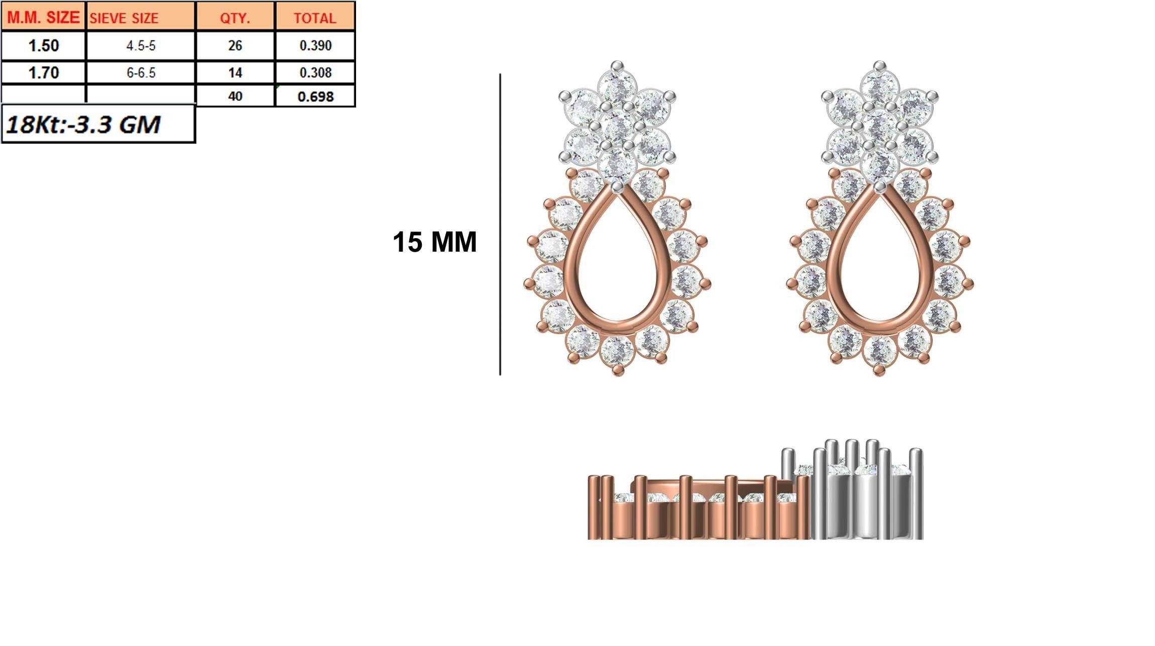 236 Women earrings jcd-Jewelcad detail bulk collection 3D print model_96