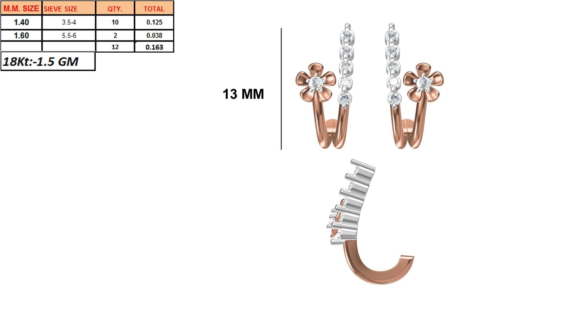 236 Women earrings jcd-Jewelcad detail bulk collection 3D print model_92