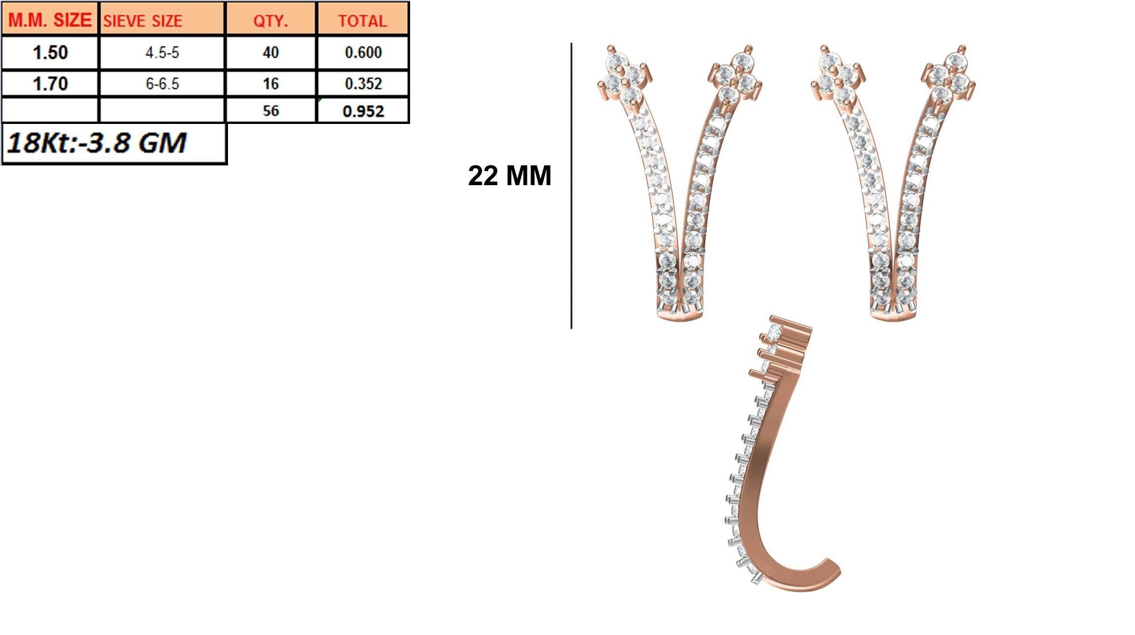 236 Women earrings jcd-Jewelcad detail bulk collection 3D print model_77
