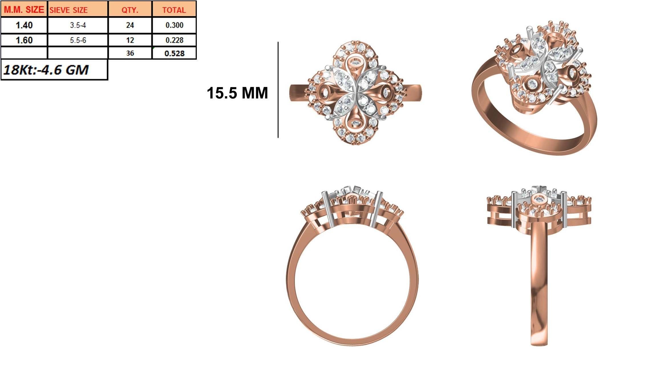 270 Women Ring jcd -jewelcad model bulk collection  3D print model_53