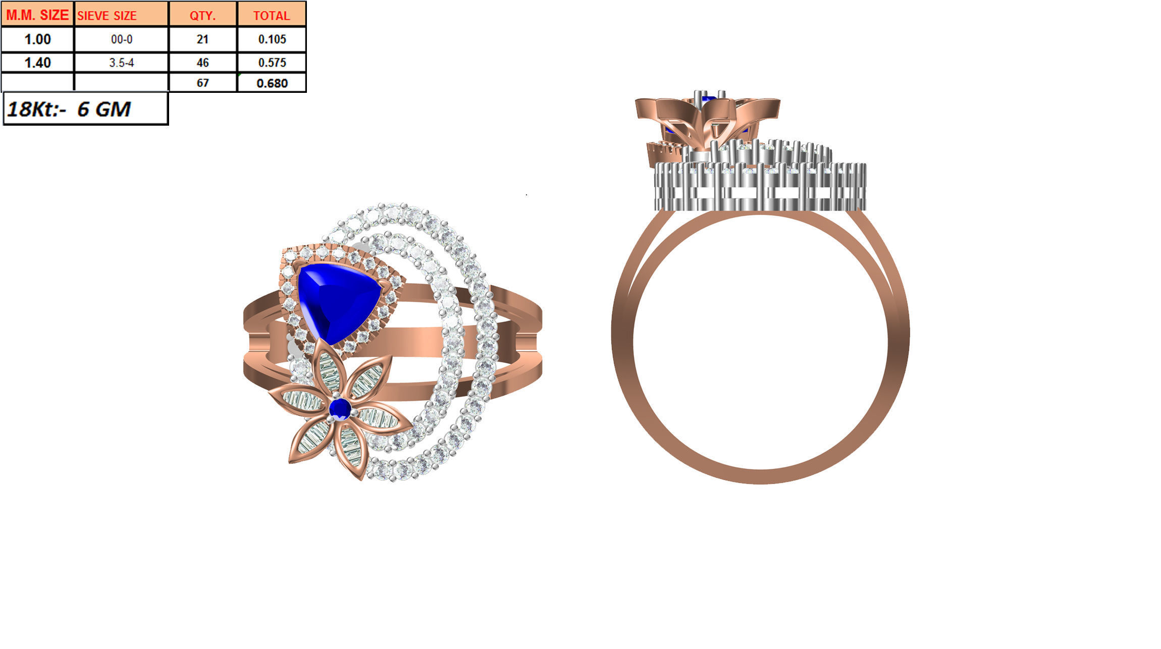 270 Women Ring jcd -jewelcad model bulk collection  3D print model_28