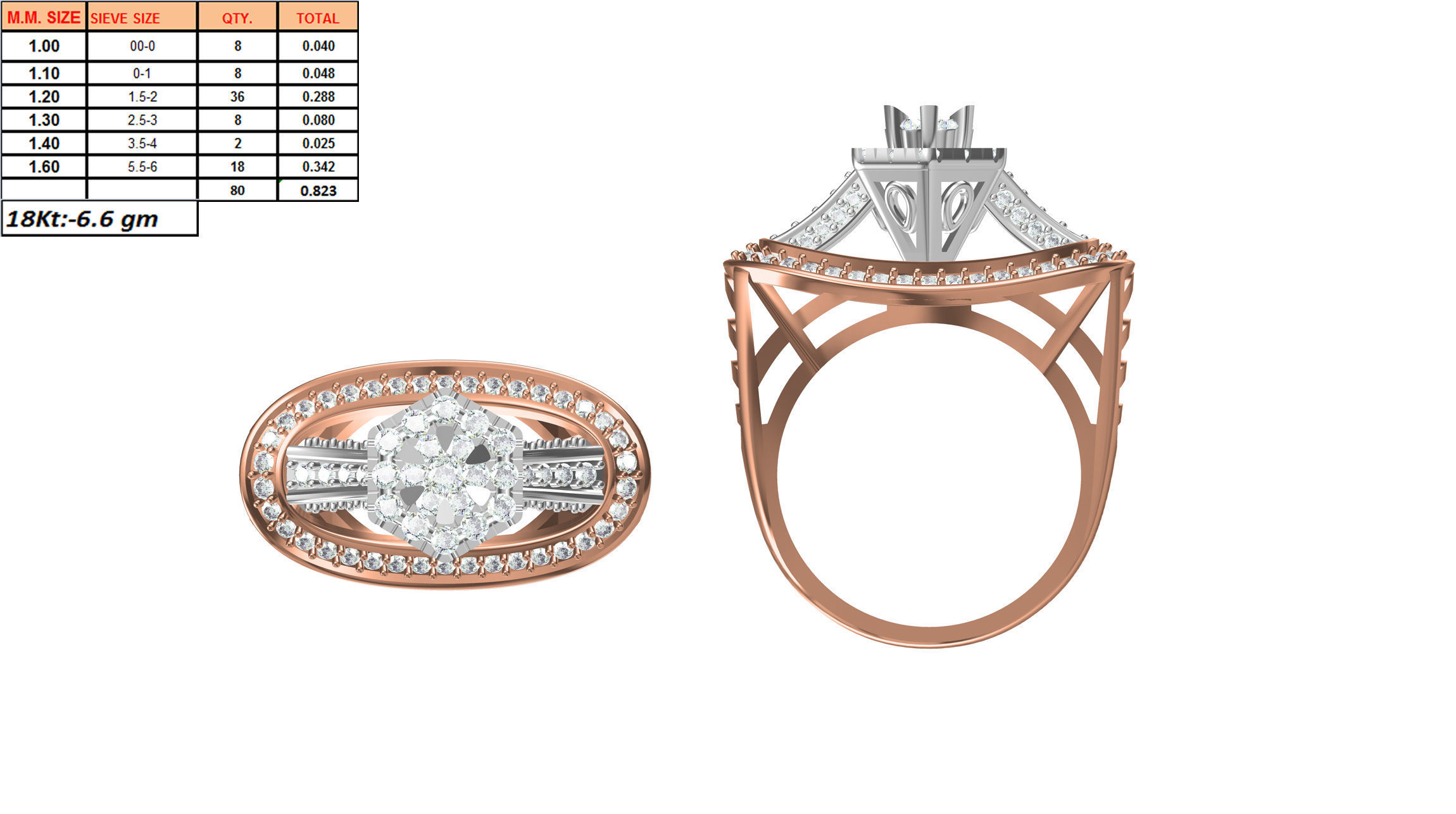 270 Women Ring jcd -jewelcad model bulk collection  3D print model_78