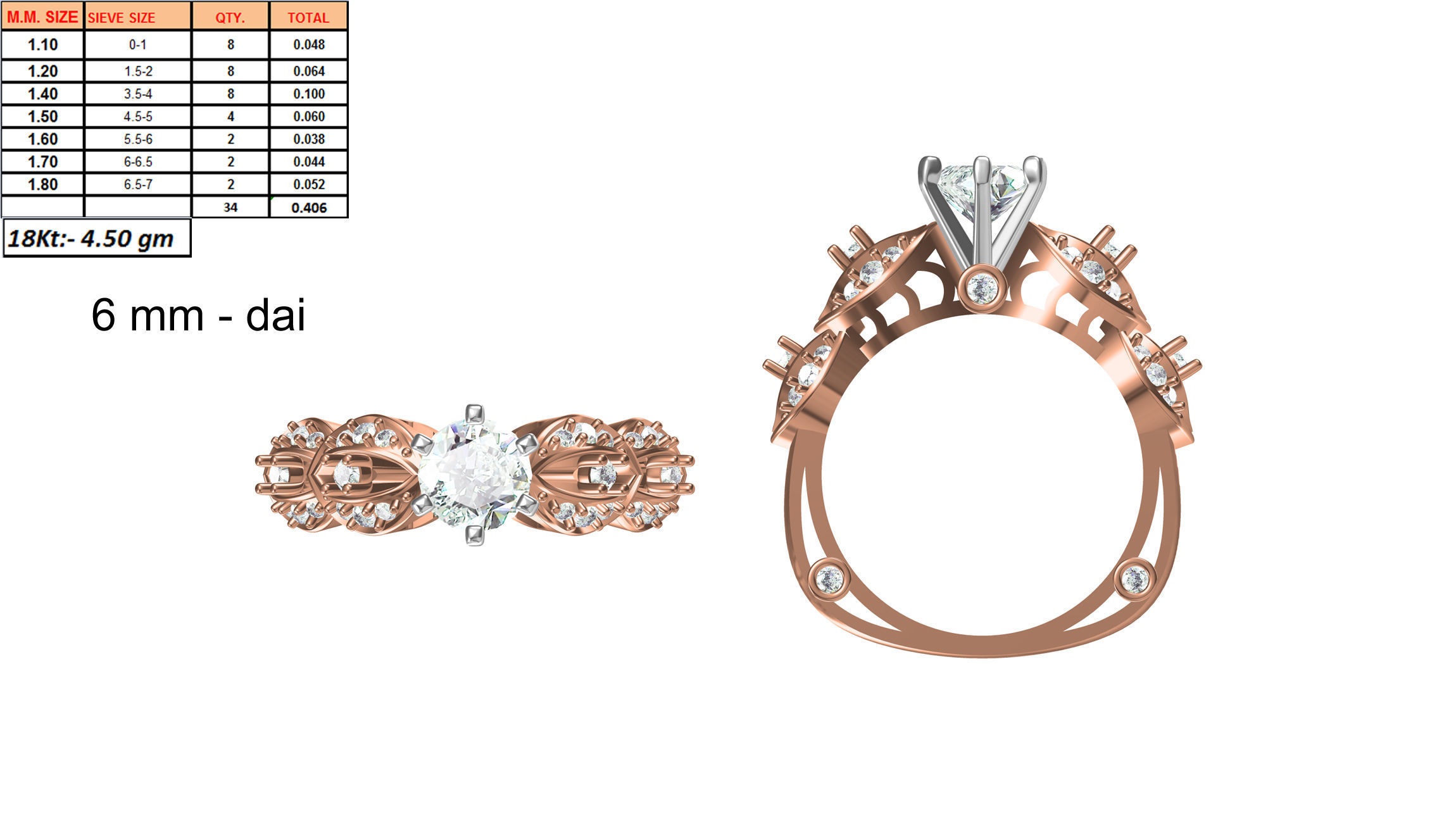 270 Women Ring jcd -jewelcad model bulk collection  3D print model_89