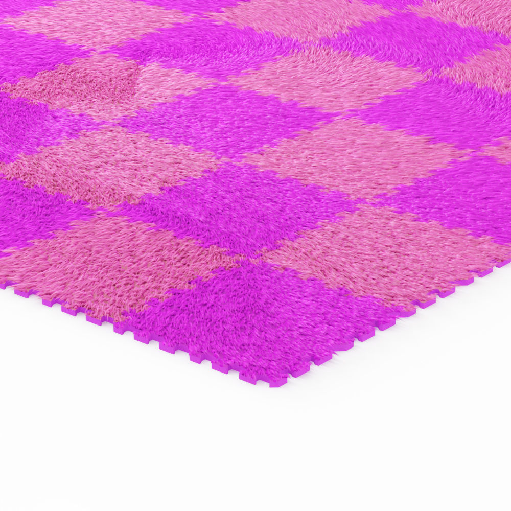 Puzzle Carpet Fur 2 3D model_3