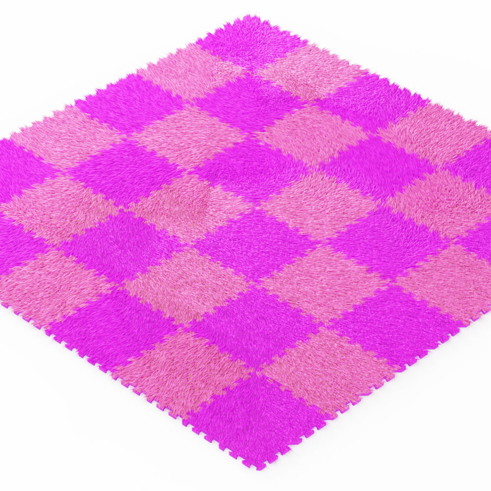 Puzzle Carpet Fur 2 3D model_1