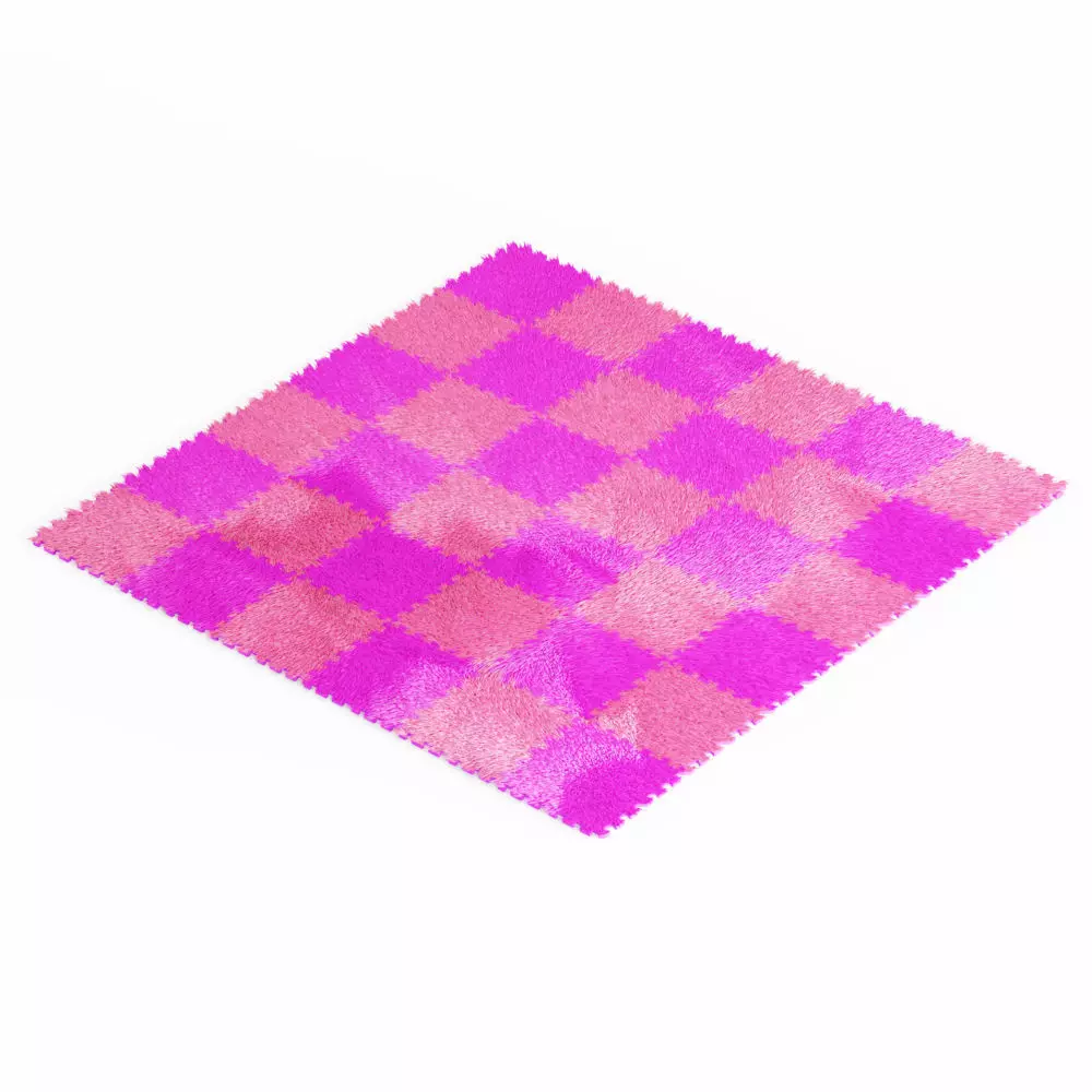 Puzzle Carpet Fur 2 3D model_0