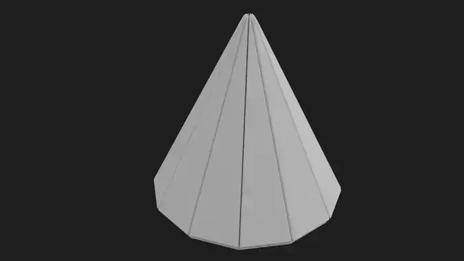 Hardsurface cone Free 3D print model